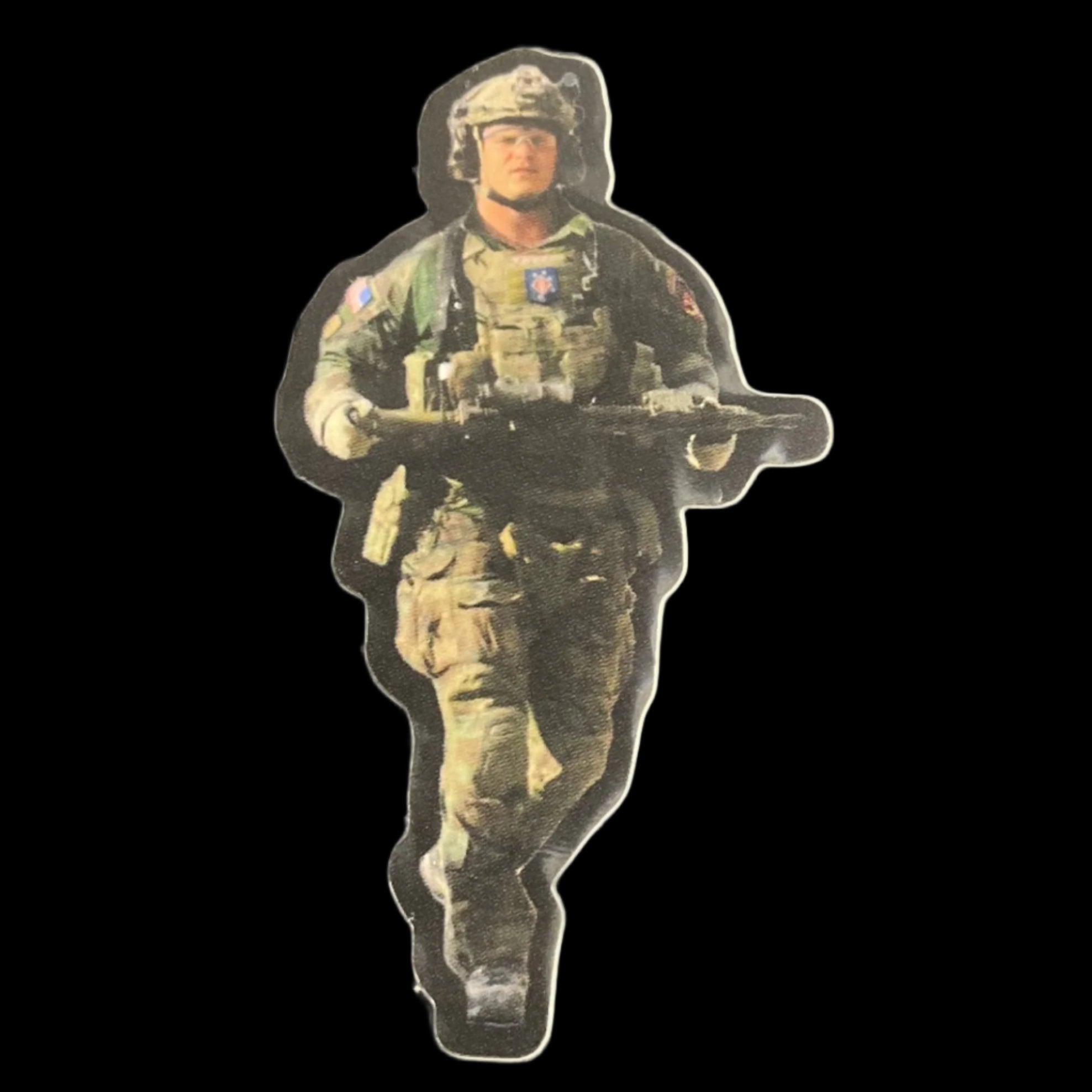 Pegatina de vinilo de Cody Alford Warfighter