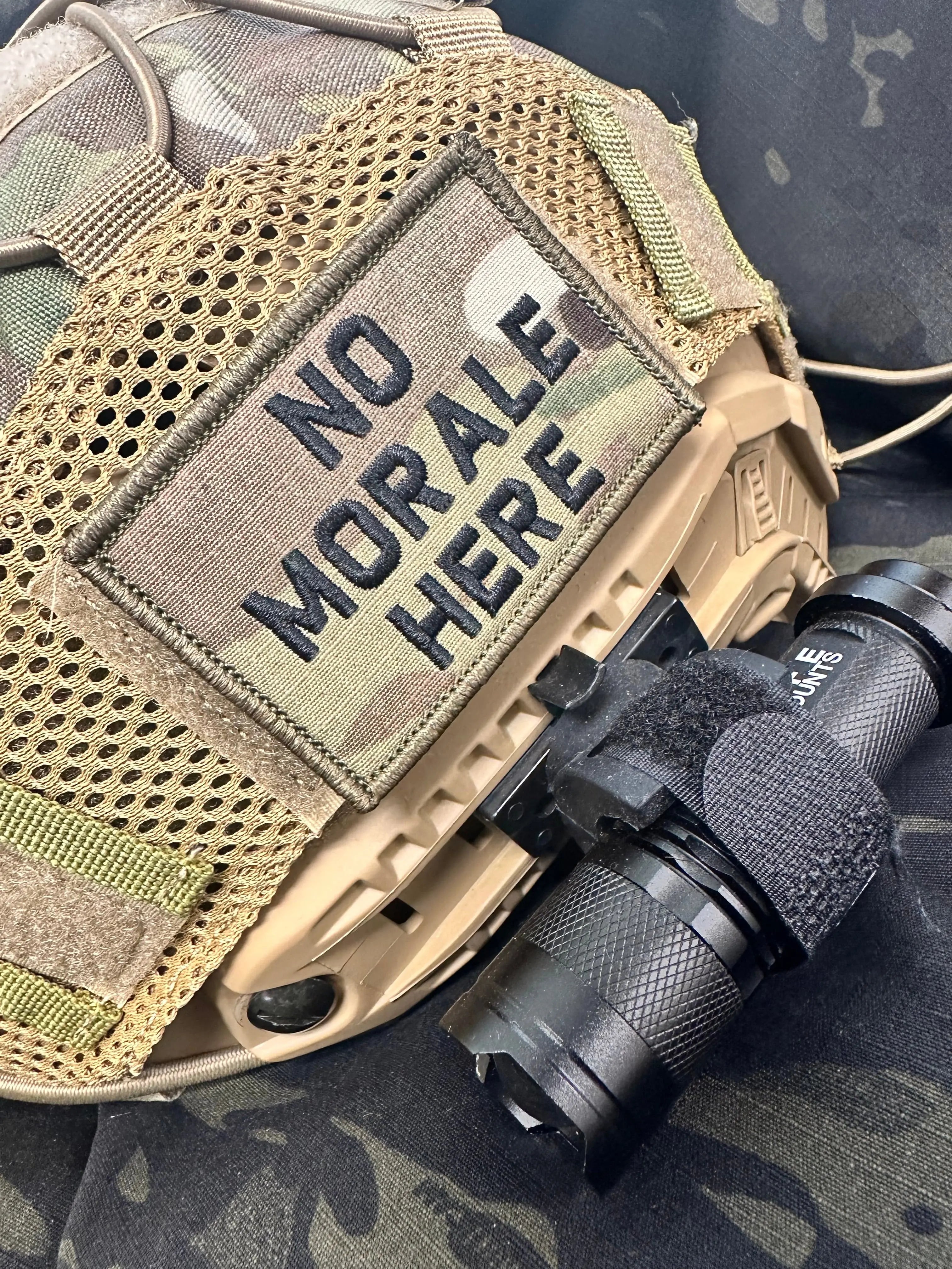 "NO MORALE HERE” TACTICAL MORALE PATCH