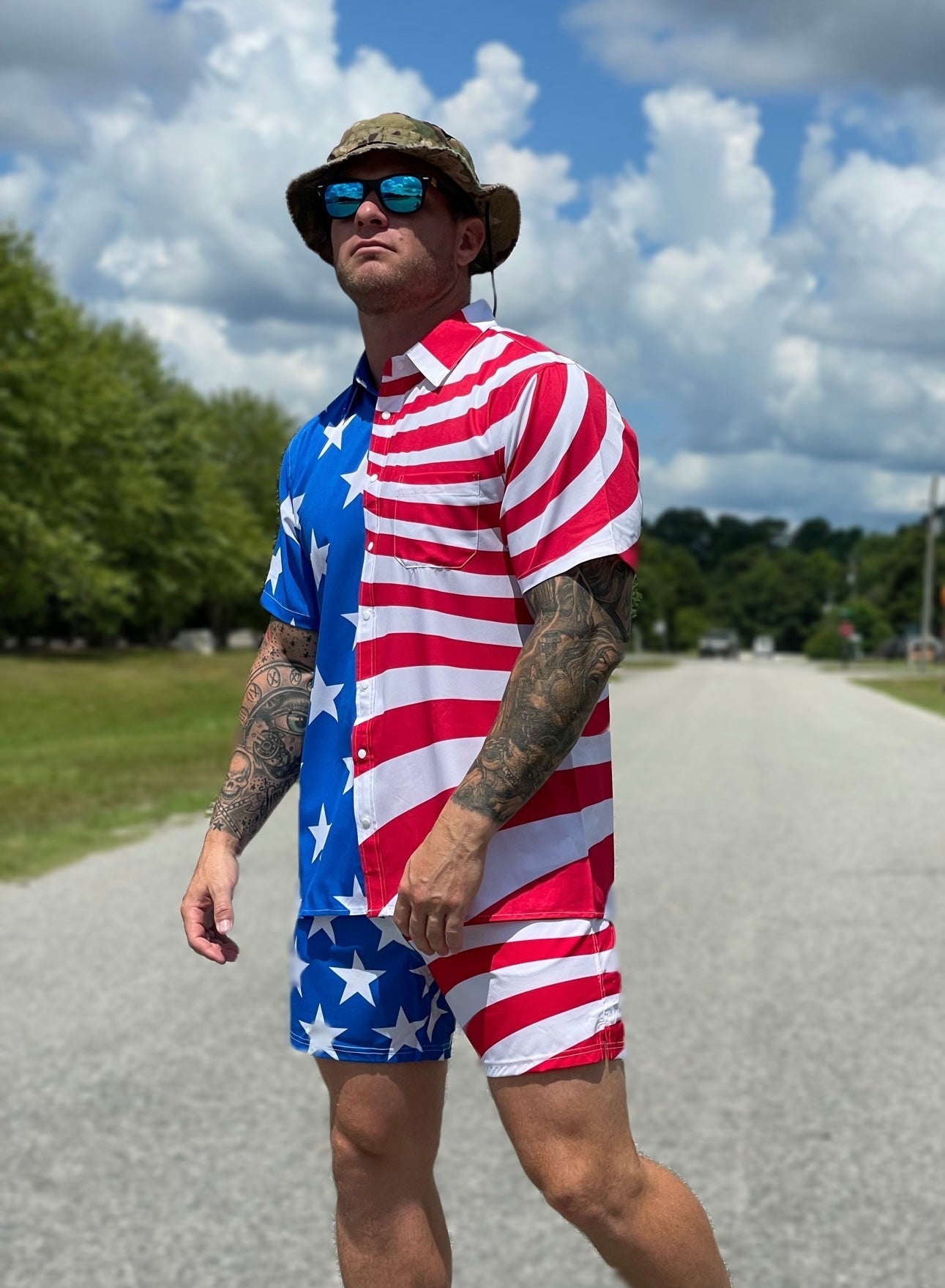 Camisa abotonada Old Glory