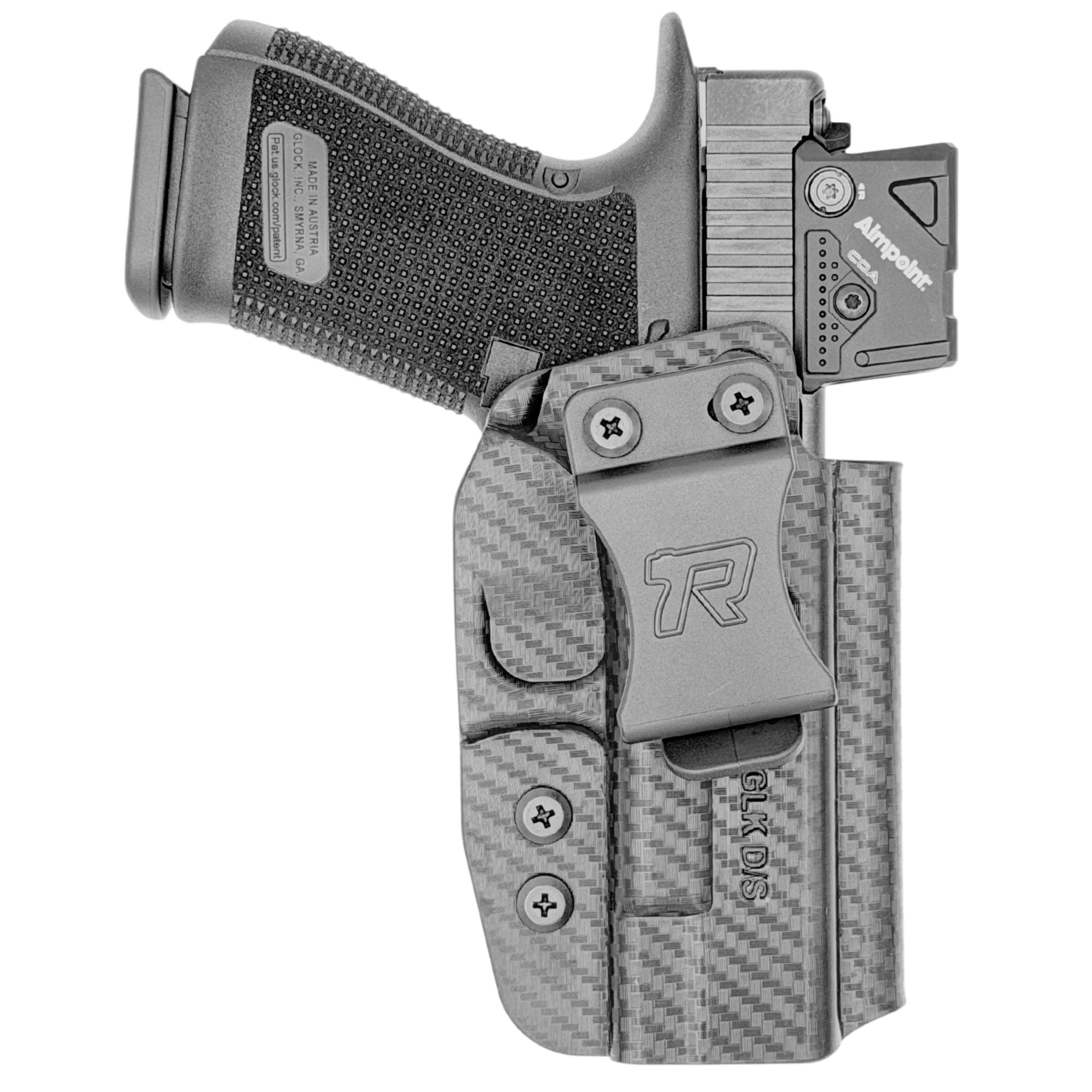 IWB Holster fits: Glock 19 19X 23 32 45 (Optic Ready)