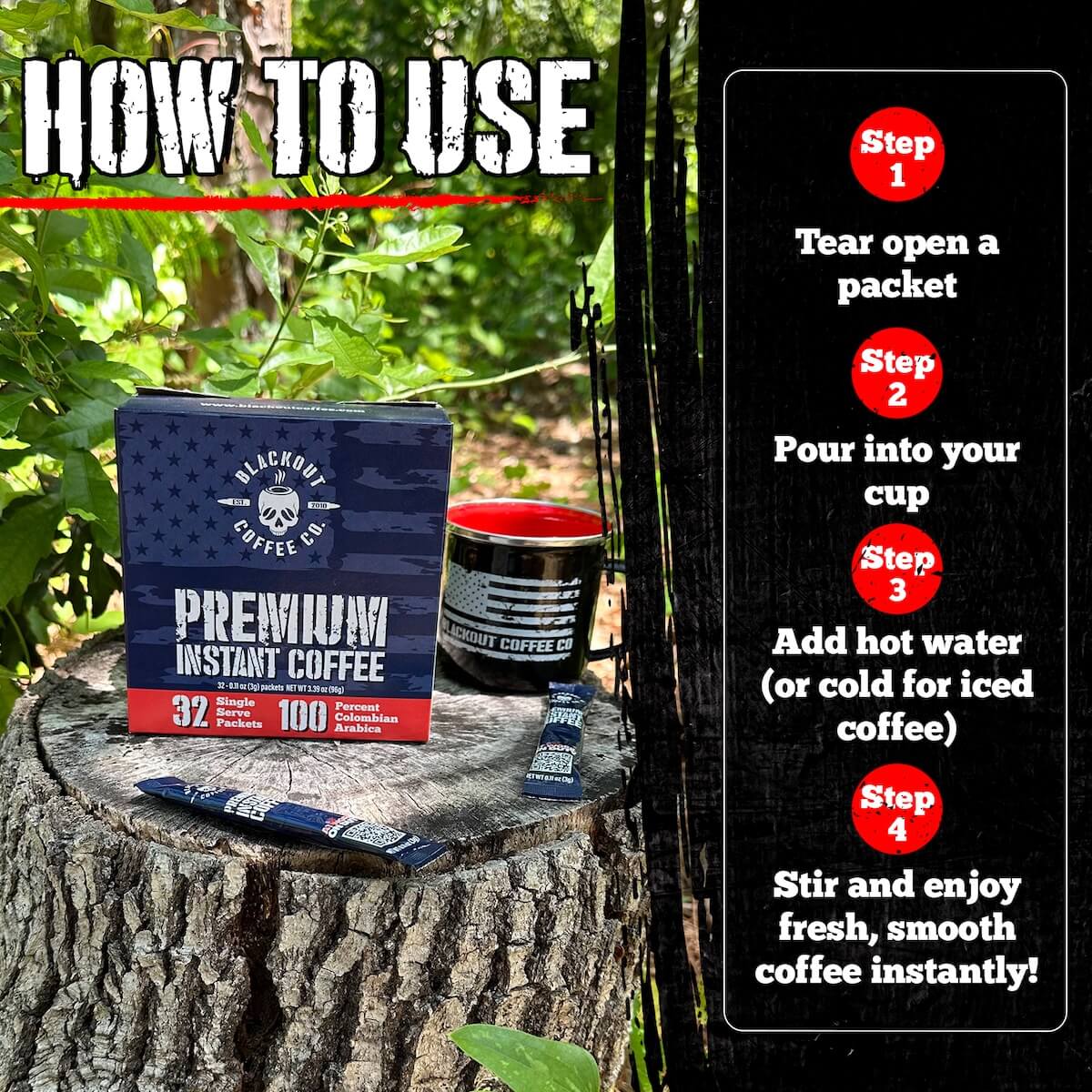 Instant Coffee 32 Count