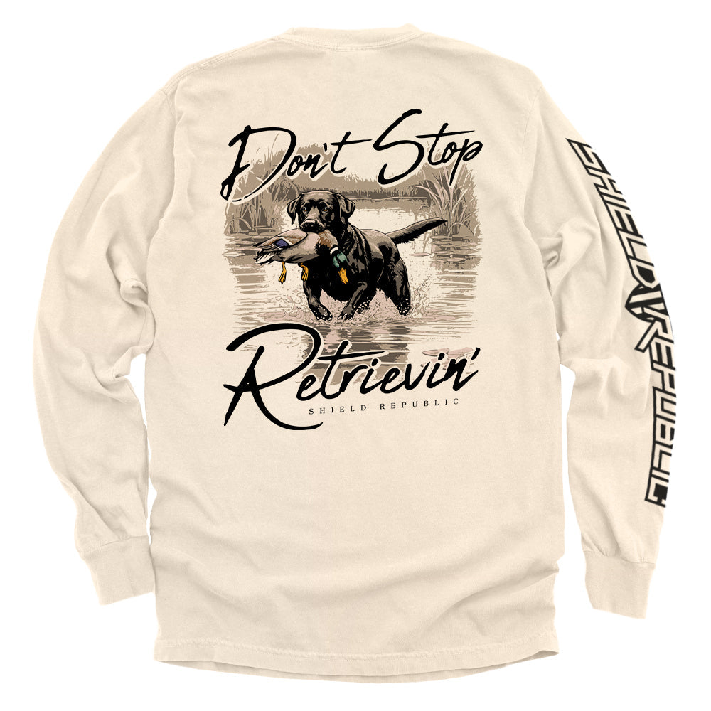 Don't Stop Retrievin' Black Lab