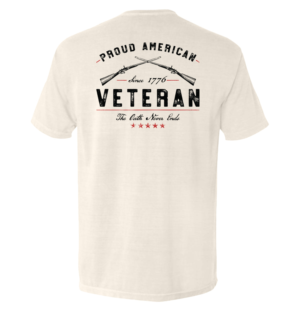 Proud American Veteran The Oath Never Ends