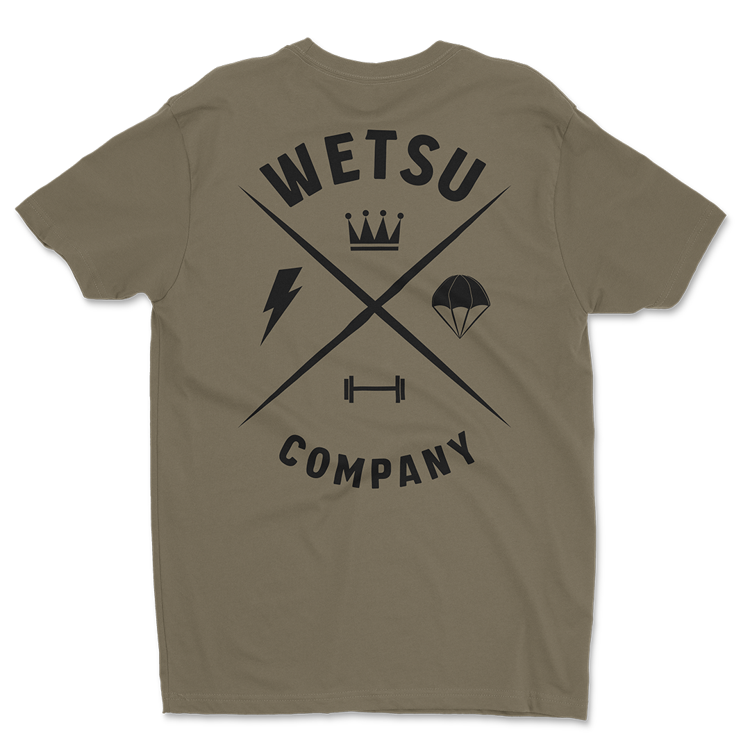 Airborne Kings and Queens Shirt Military Green