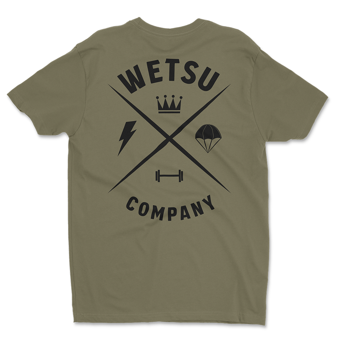Airborne Kings and Queens Shirt Military Green