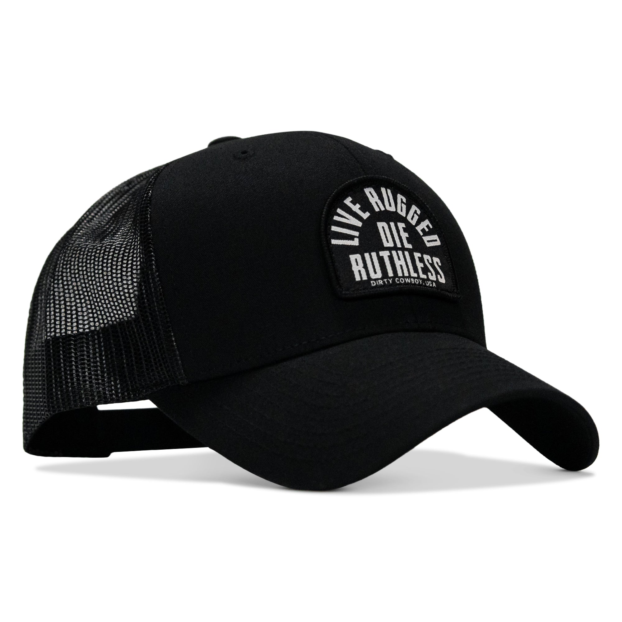 Live Rugged. Die Ruthless Patch Snapback Hat