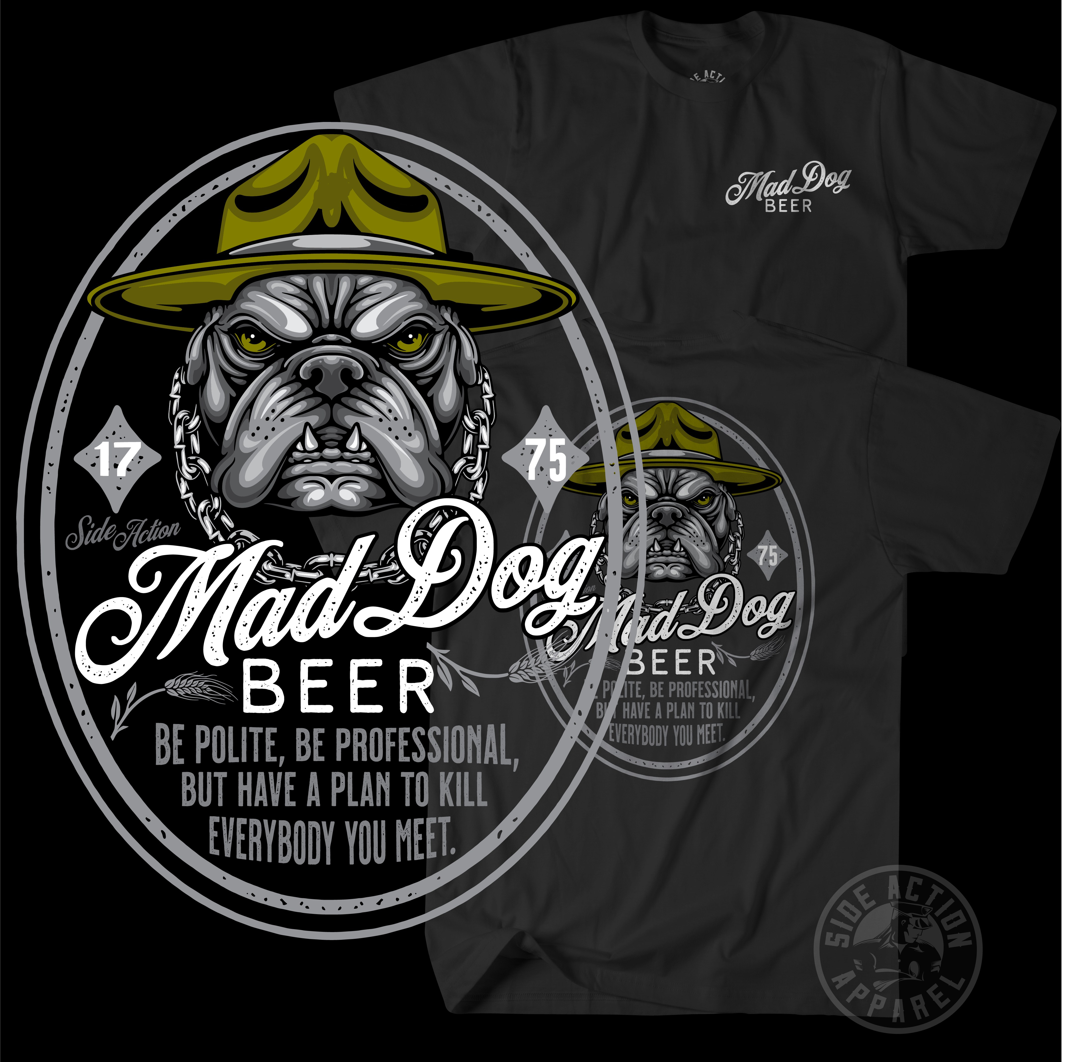 Mad Dog Beer Tee