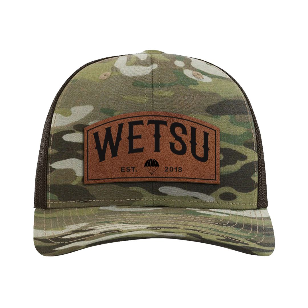 Wetsu Badge Leather Patch Tactical Snapback