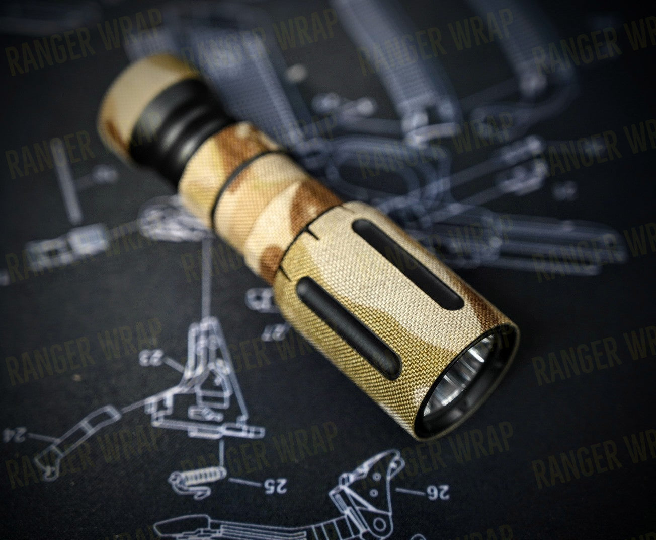 Modlite 18350 Body - Weapon Light Wrap in Cordura Fabric