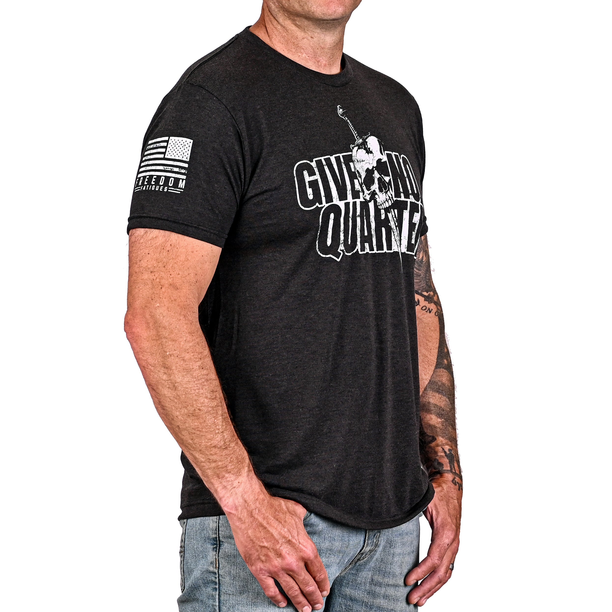 Men's Give No Quarter Patriotic T-Shirt