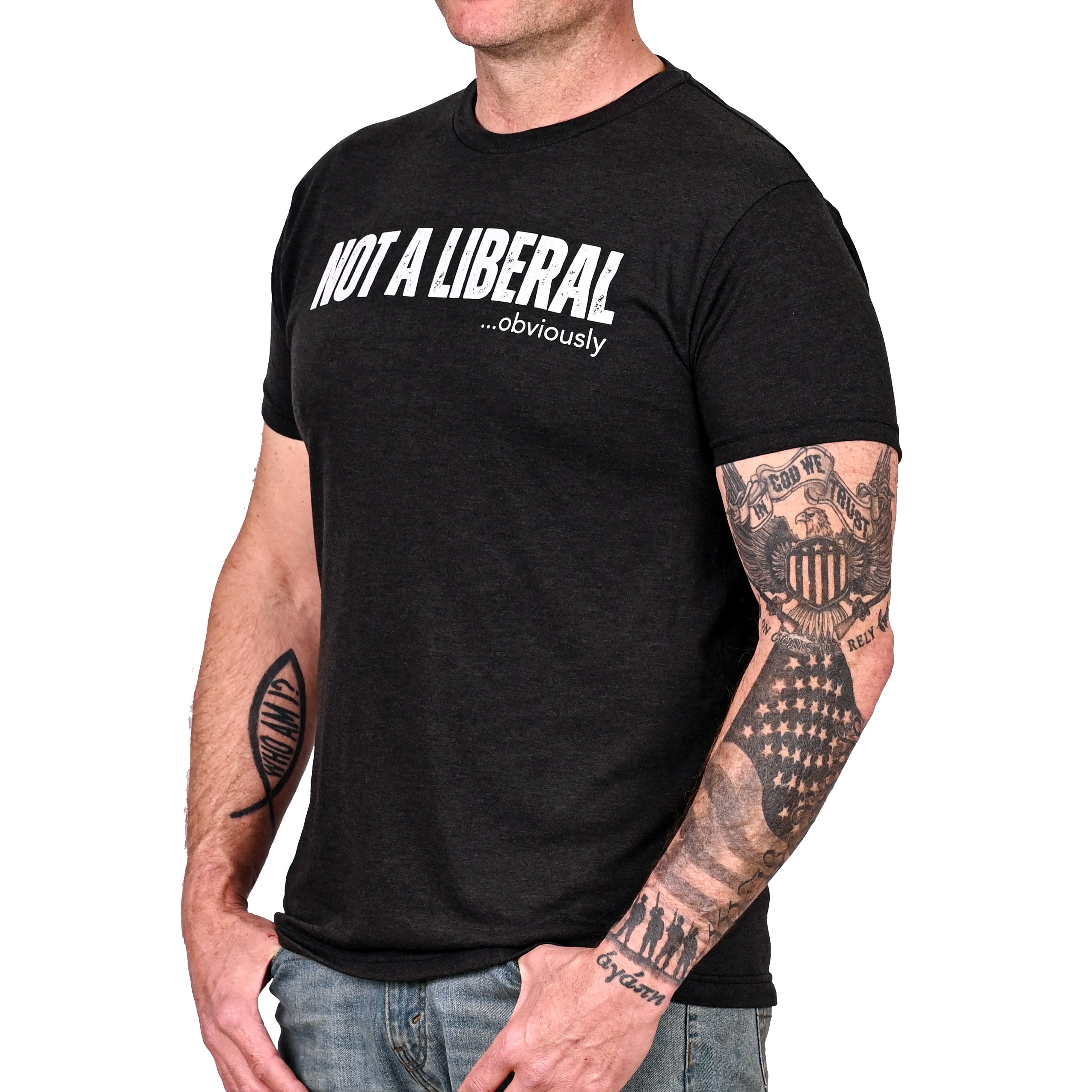 Men's Not A Liberal (Obviously) Patriotic T-Shirt