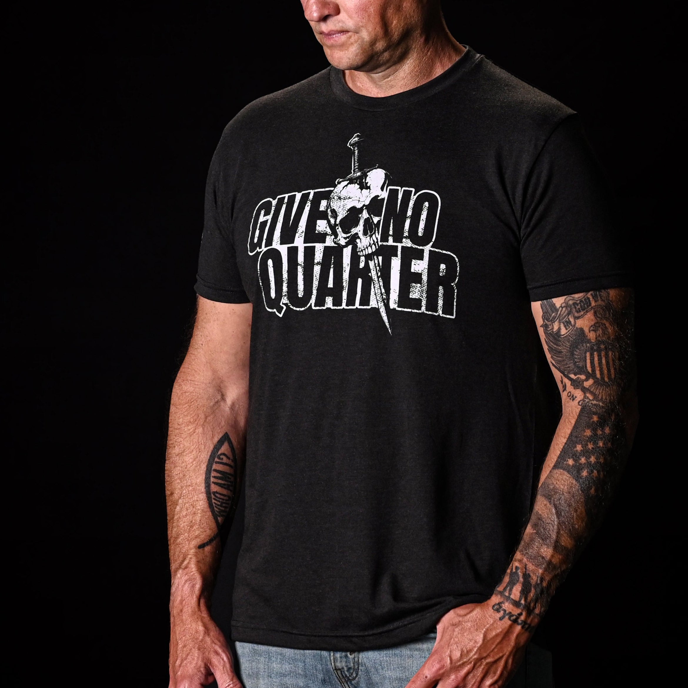 Men's Give No Quarter Patriotic T-Shirt