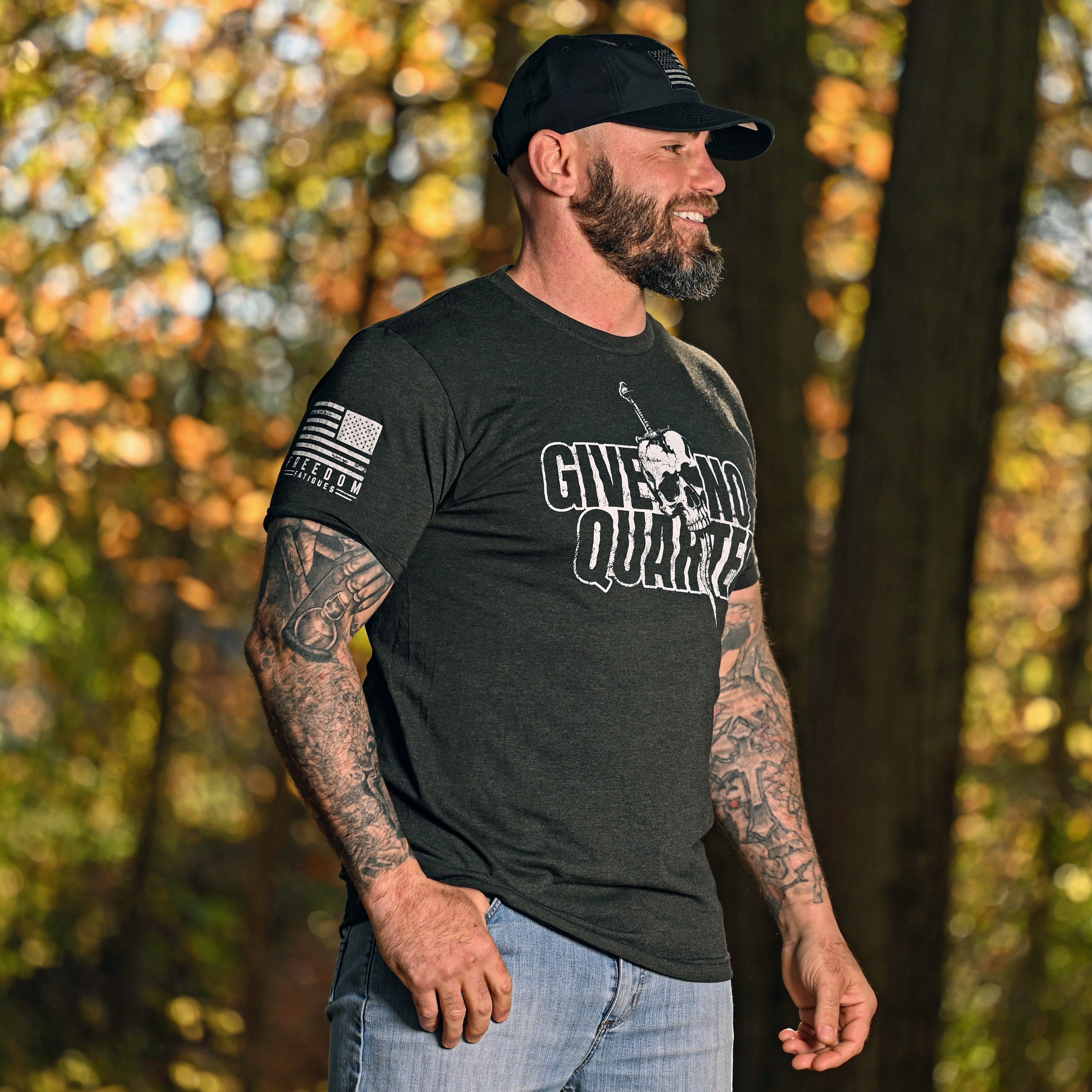 Men's Give No Quarter Patriotic T-Shirt