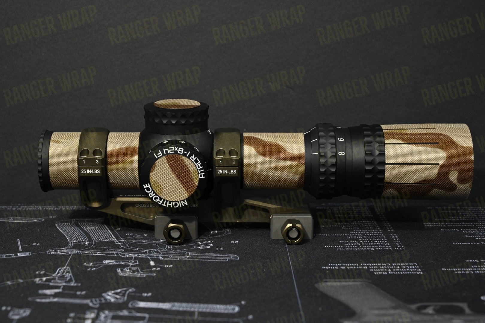 Nightforce ATACR 1-8 F1 - Optic Wrap in Cordura Fabric