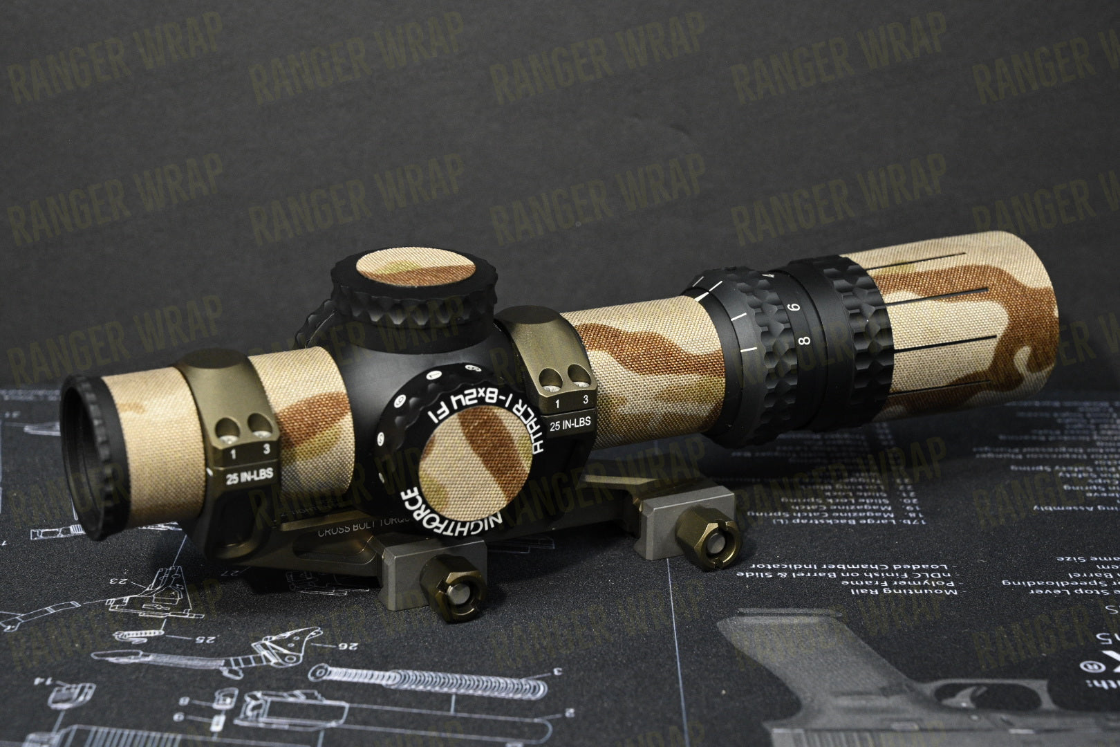 Nightforce ATACR 1-8 F1 - Optic Wrap in Cordura Fabric