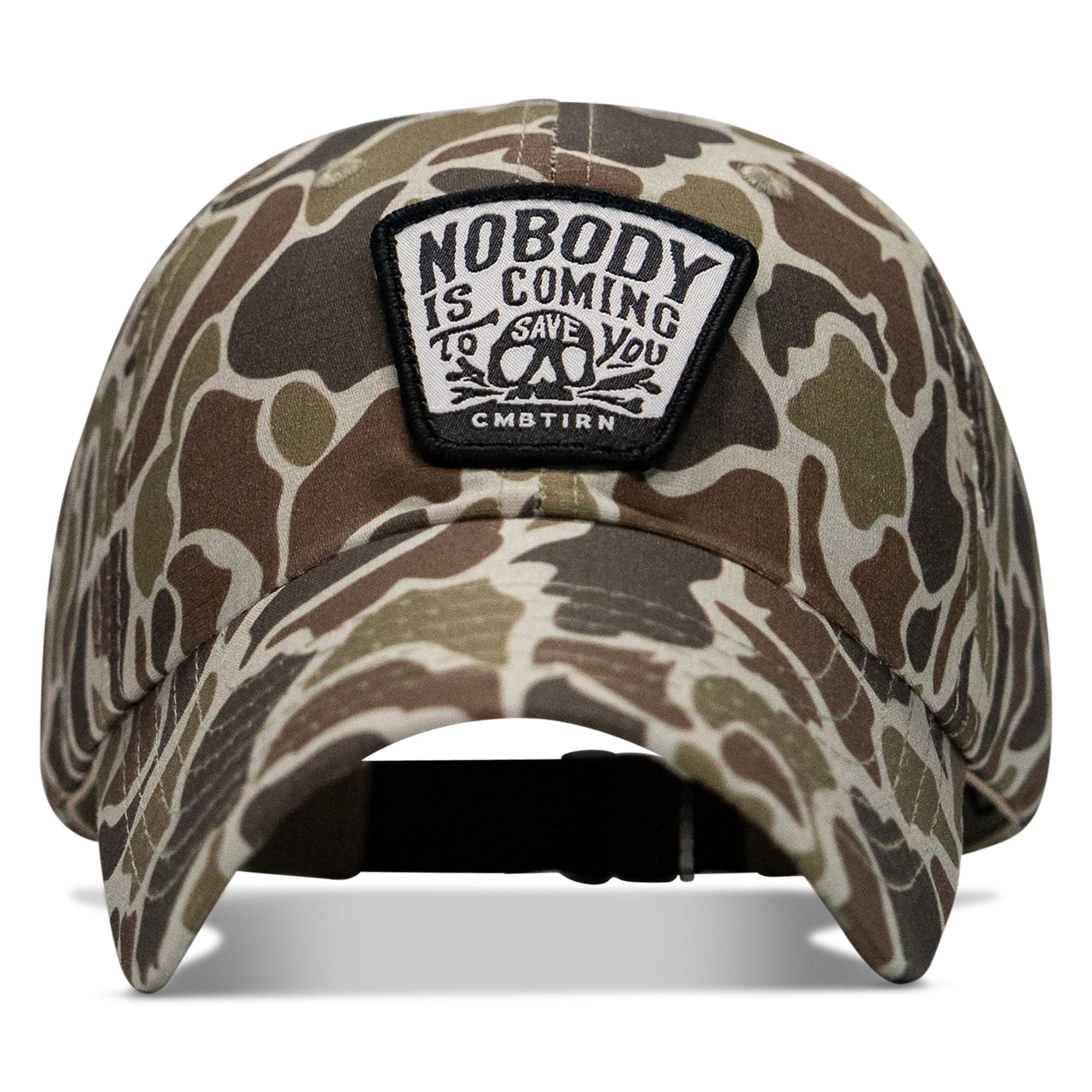 Nobody Is Coming To Save You Skull Patch RipStop Low Pro Operator Hat