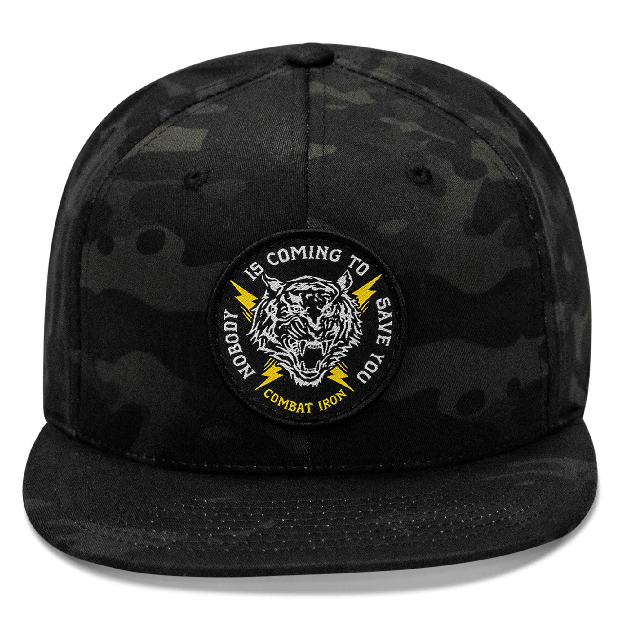 Nobody Is Coming To Save You FlatBill SnapBack Hat