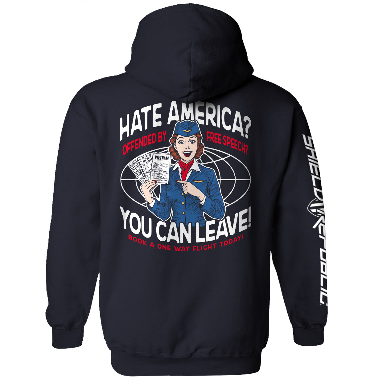 Hate America Offended By Free Speech You can Leave