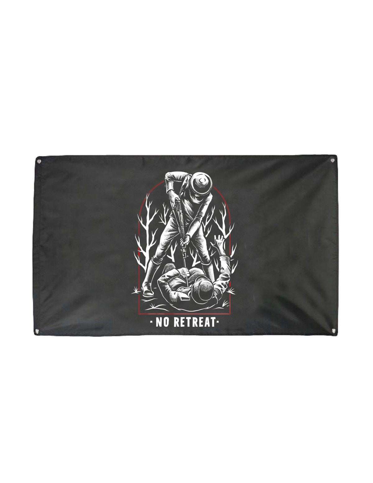 No Retreat Gym Flag