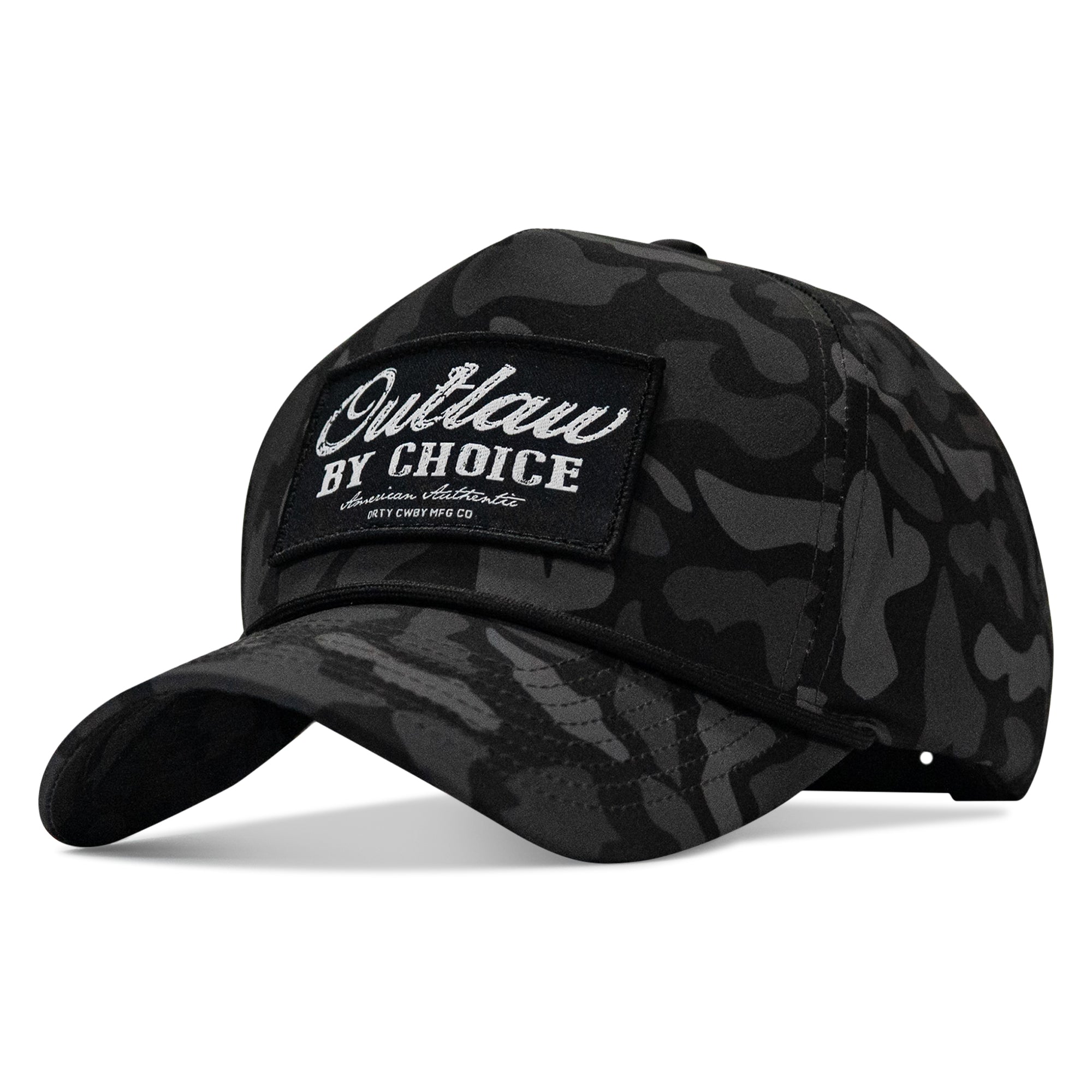 Outlaw By Choice Patch 5 Panel Snapback
