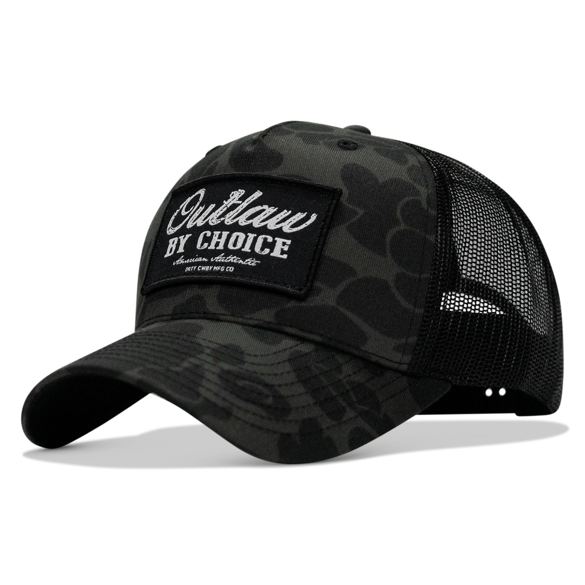 Outlaw By Choice Patch Snapback Cap
