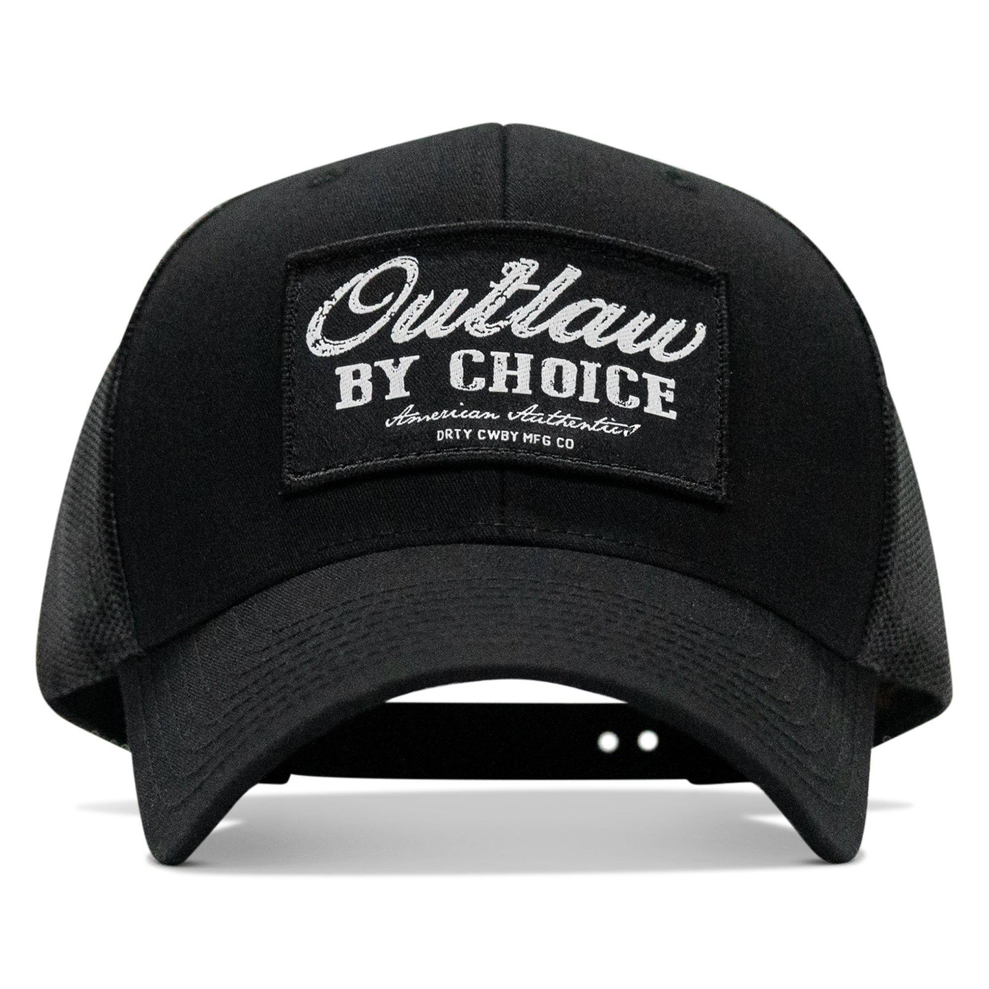 Outlaw By Choice Patch Snapback Hat