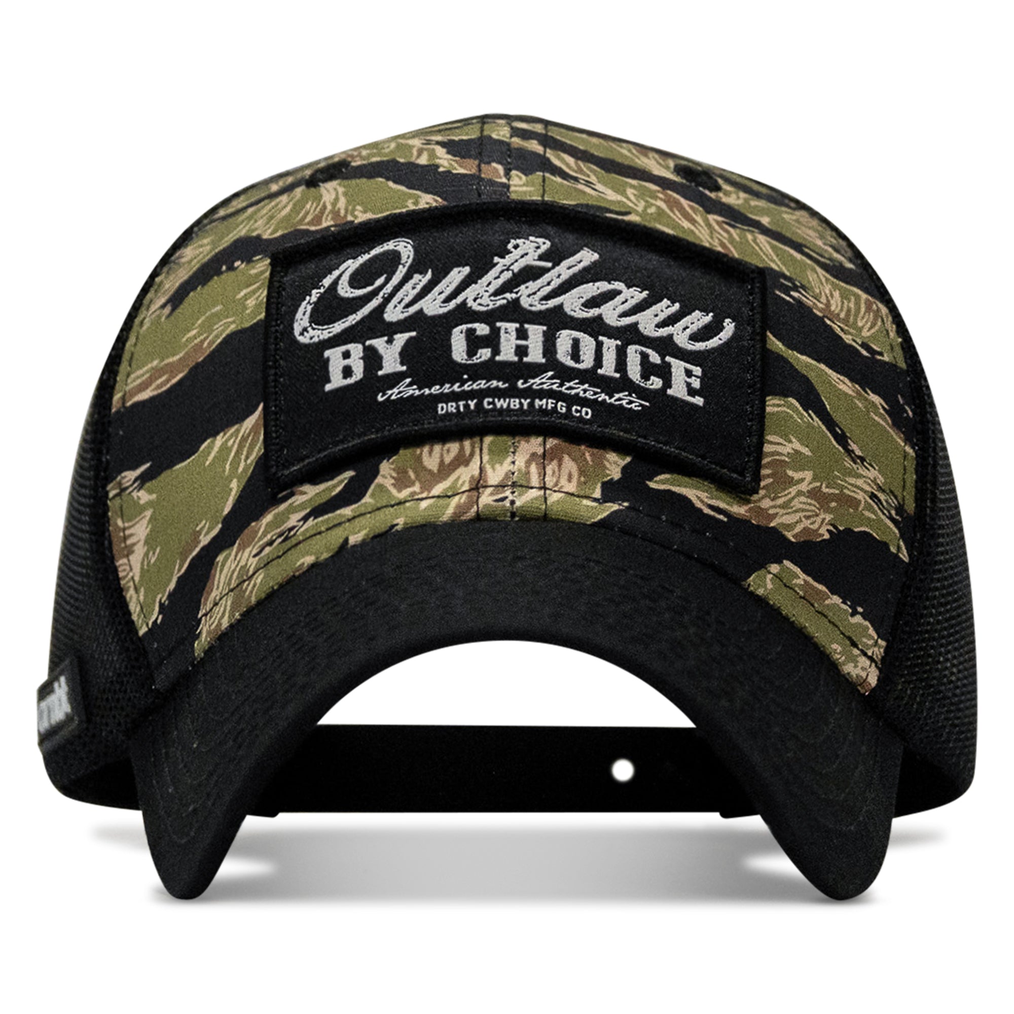Outlaw By Choice Patch Original Ripstop Classic Snapback Hat
