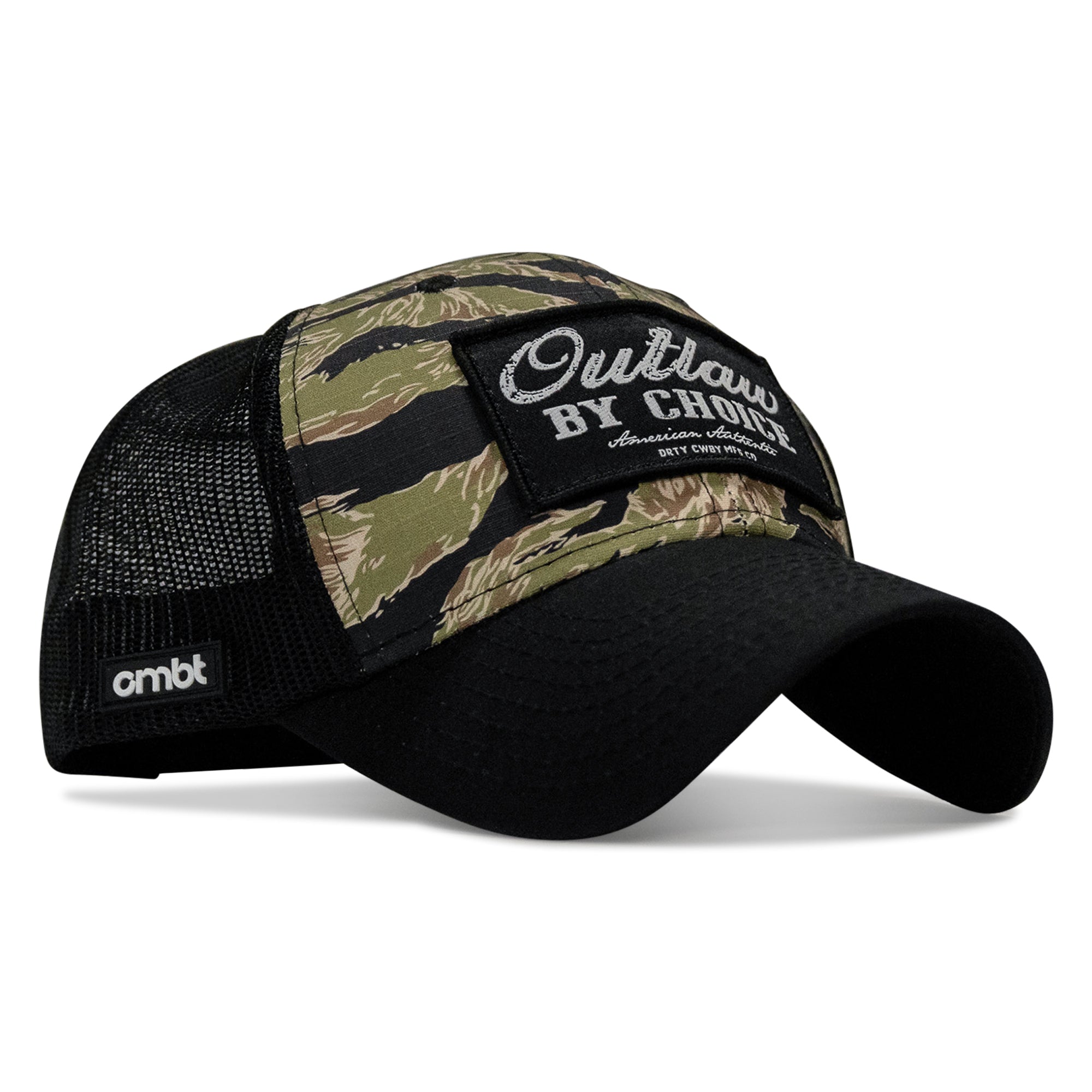 Outlaw By Choice Patch Original Ripstop Classic Snapback Hat