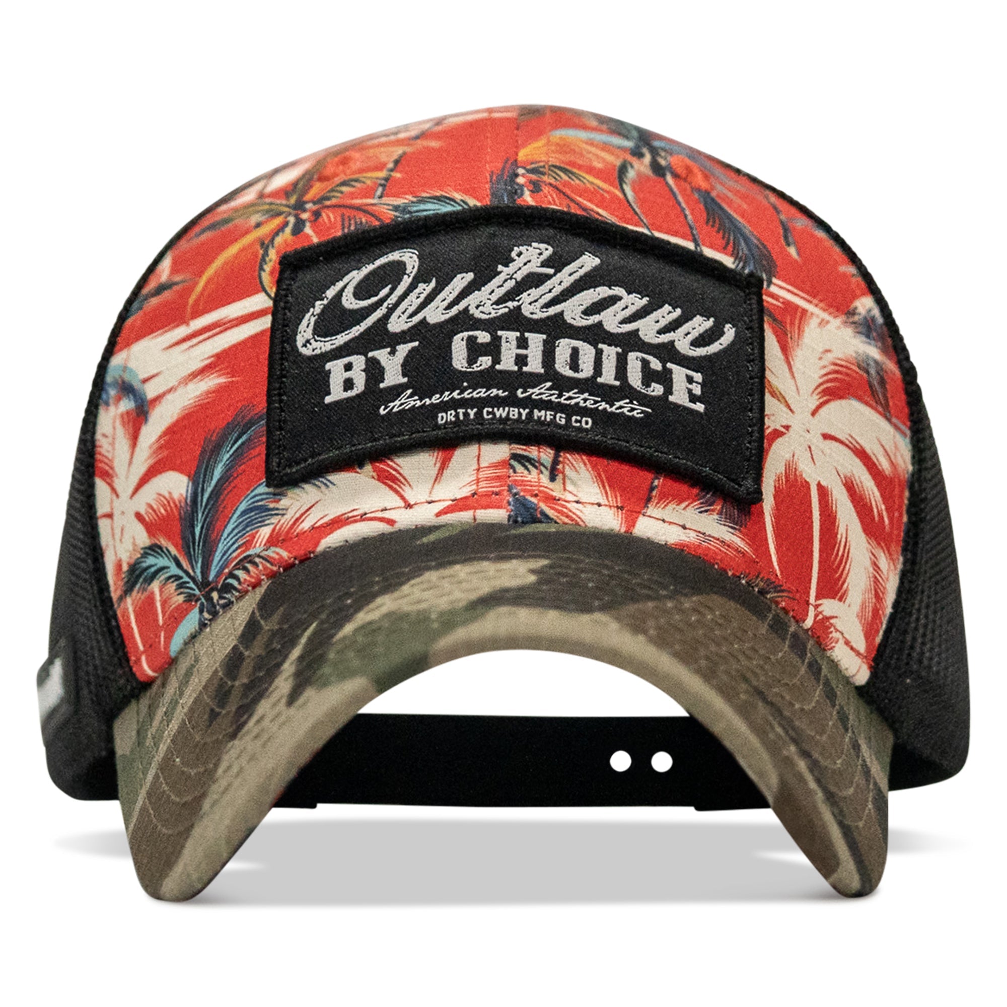 Outlaw By Choice Patch Original Ripstop Classic Snapback Hat