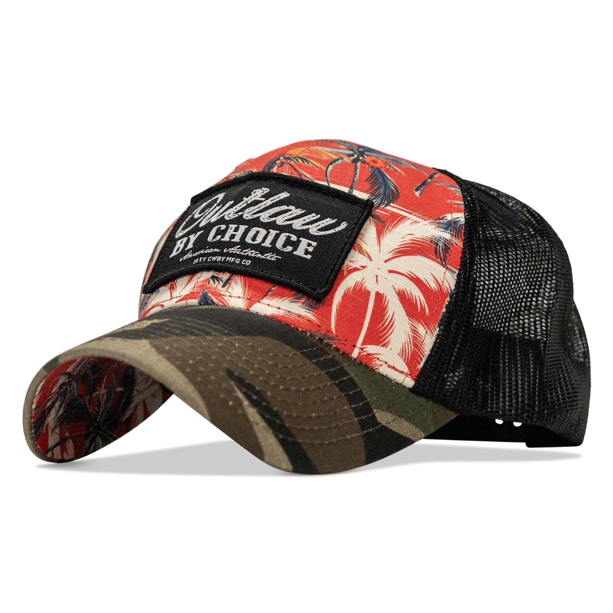 Outlaw By Choice Patch Original Ripstop Classic Snapback Hat