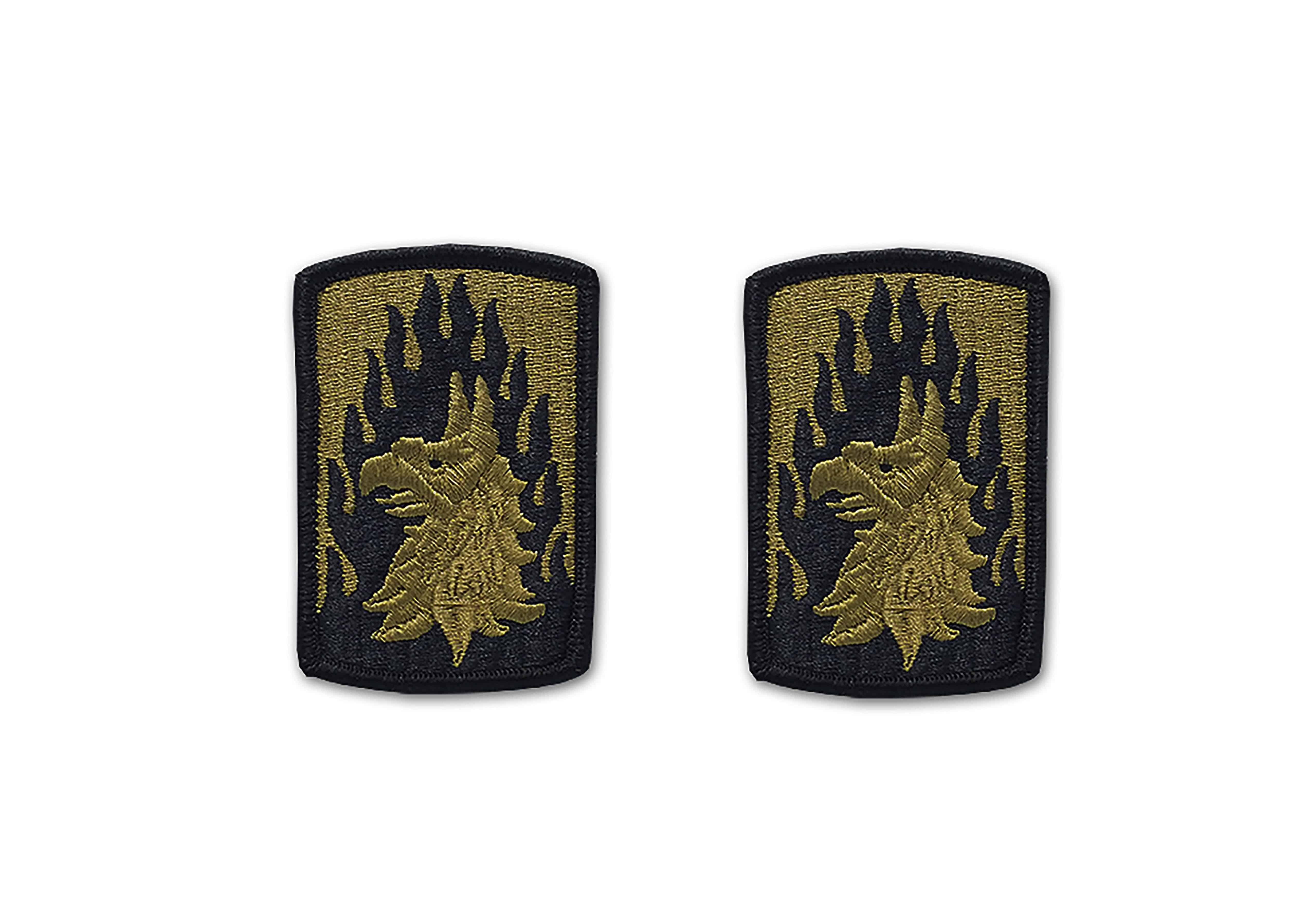 U.S. Army 12th Aviation Brigade OCP Patch w/ Hook Fastener (pair)