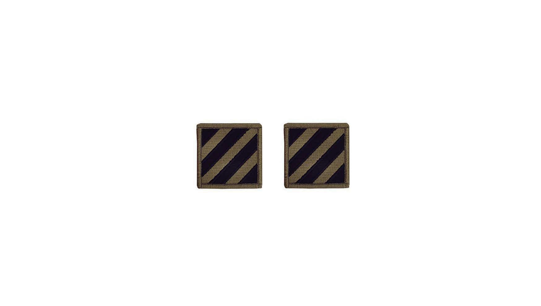 U.S. Army 3rd Infantry Division OCP Patch w/ Hook Fastener (pair)