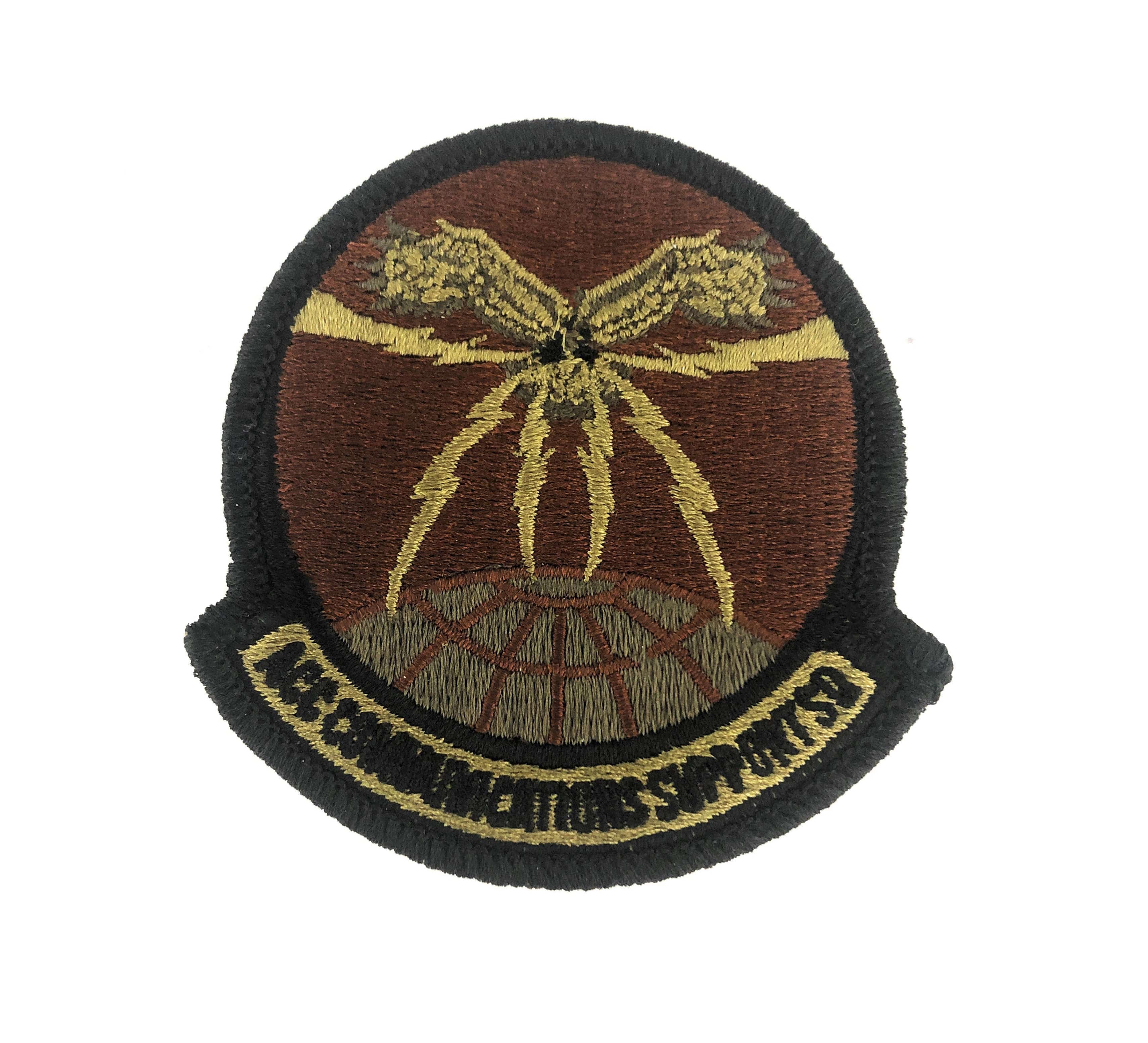 U.S. Air Force ACC Communications Support Squadron OCP Spice Brown Patch with Hook Fastener