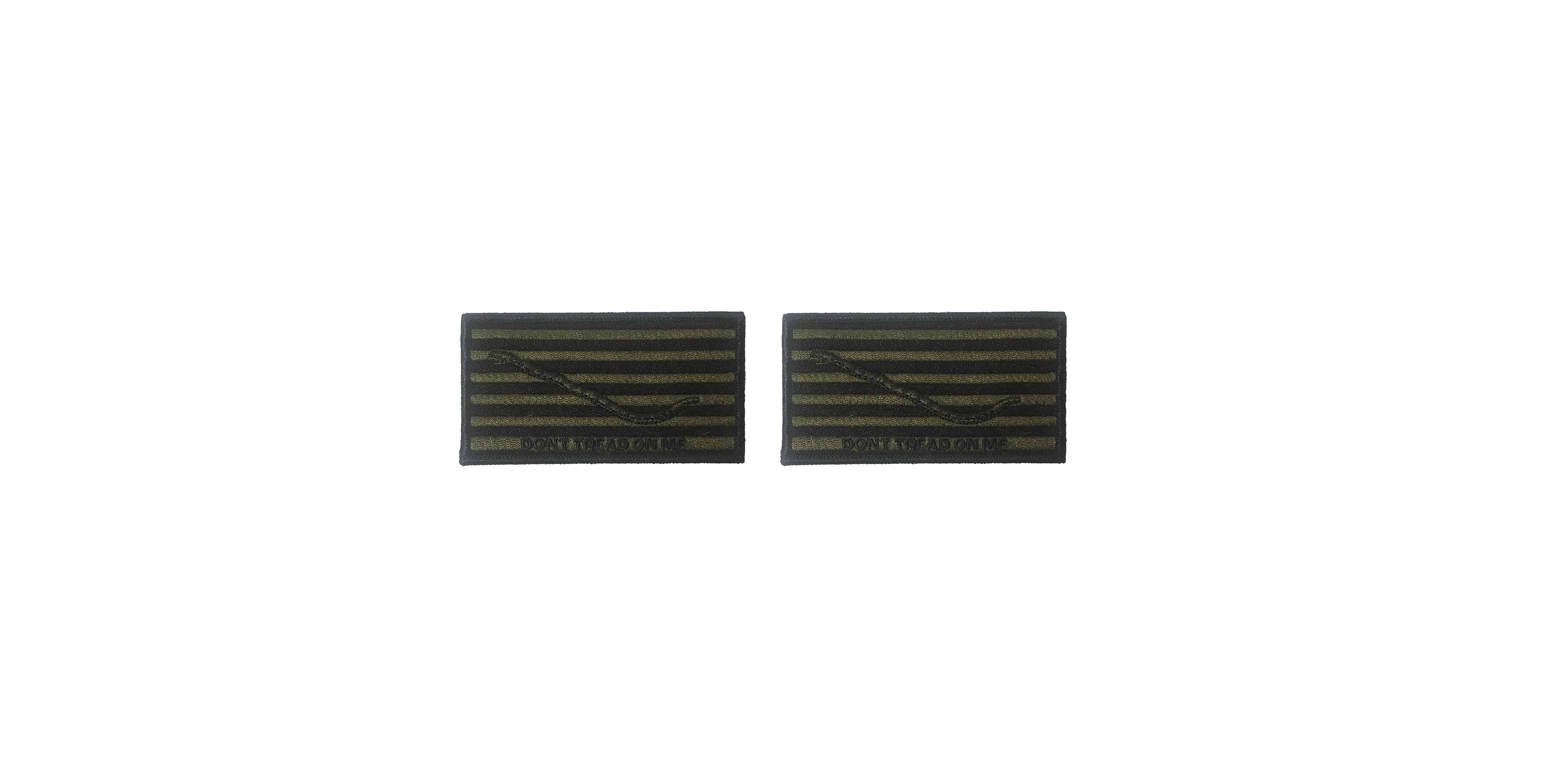NWUIII Don't Tread On Me Shoulder Patch W/ Hook Fastener (Pair)