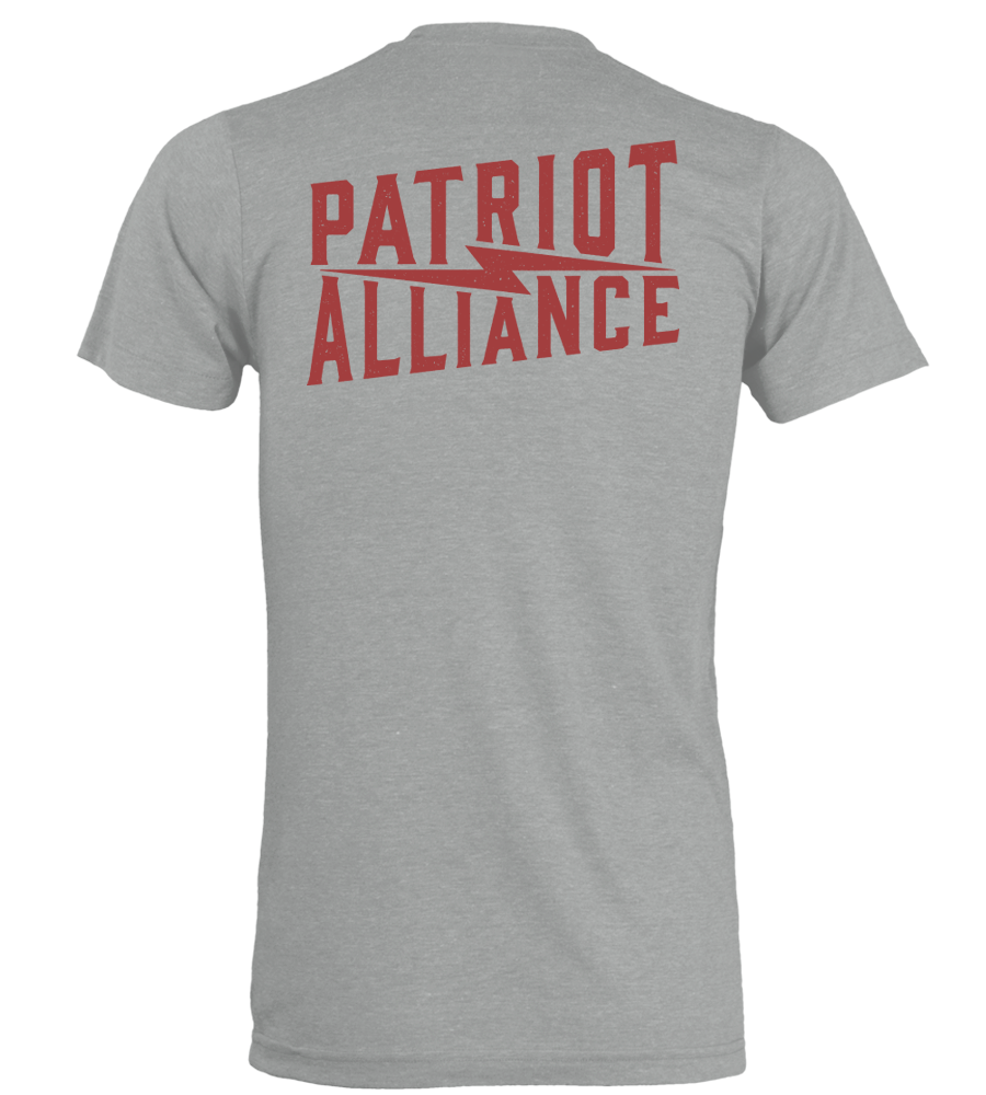 Patriot Alliance Bolt T-Shirt - Grey