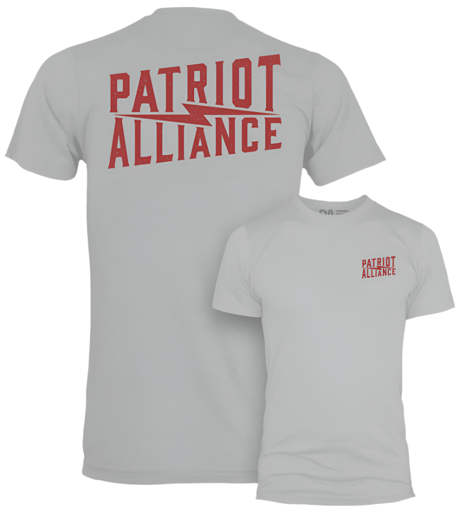 Patriot Alliance Bolt T-Shirt - Grey