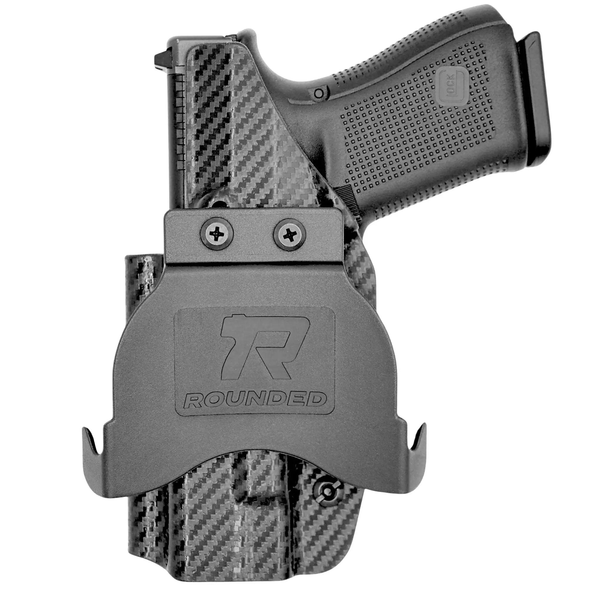 Paddle Holster fits: Glock 17 19 19X 26 31 32 33 34 45 (Optic Ready)