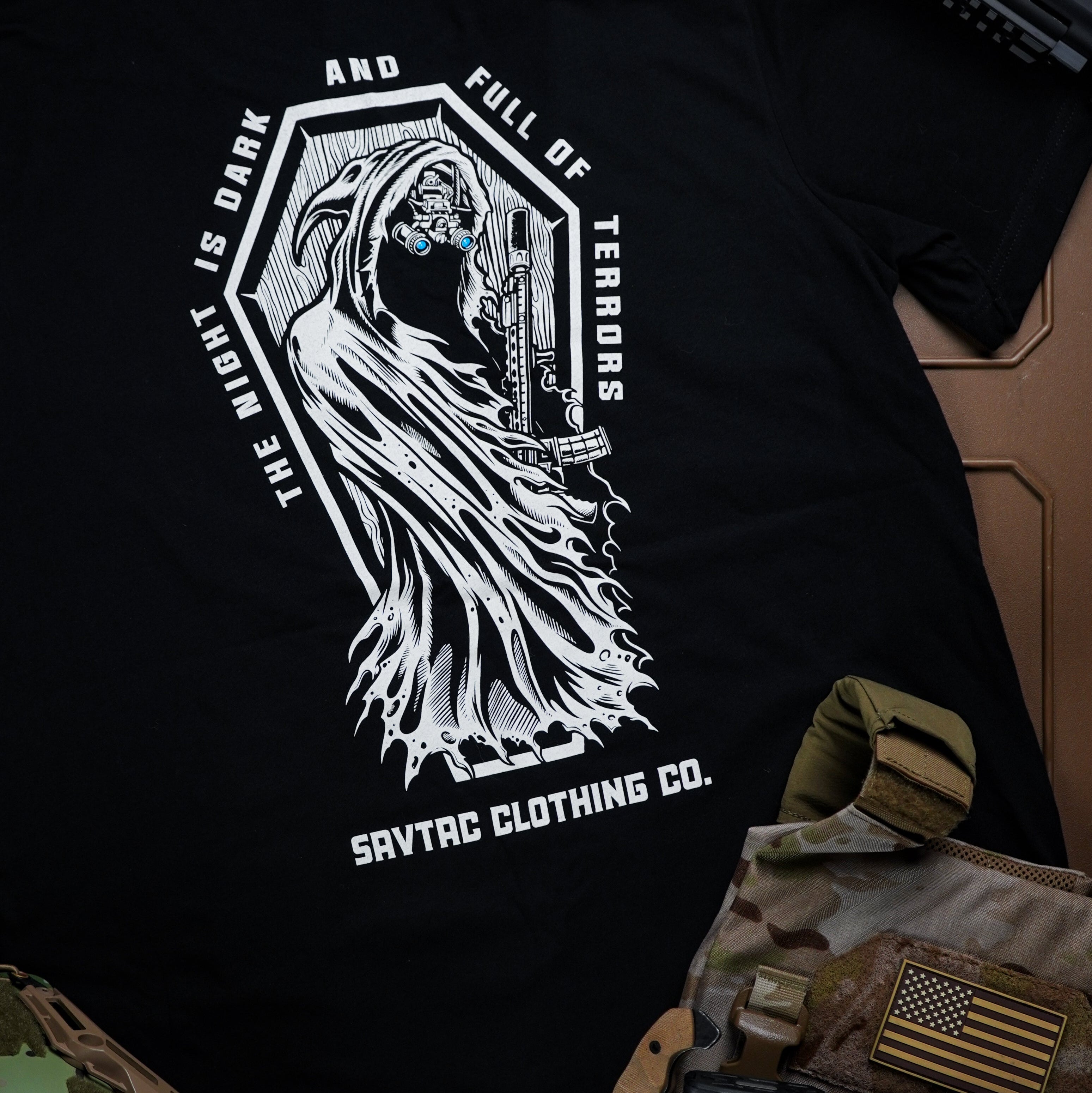 THE NIGHT IS DARK TEE