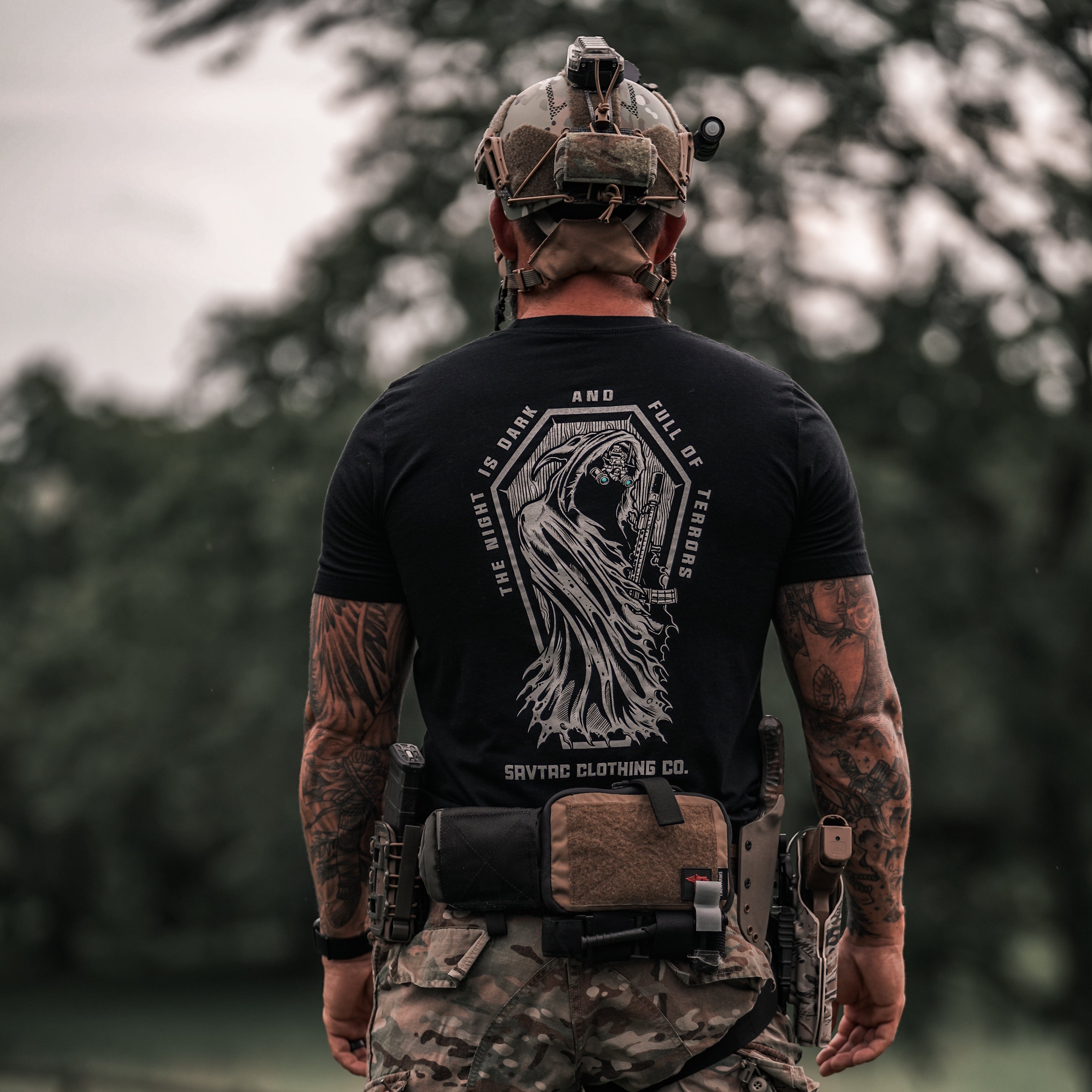 THE NIGHT IS DARK TEE