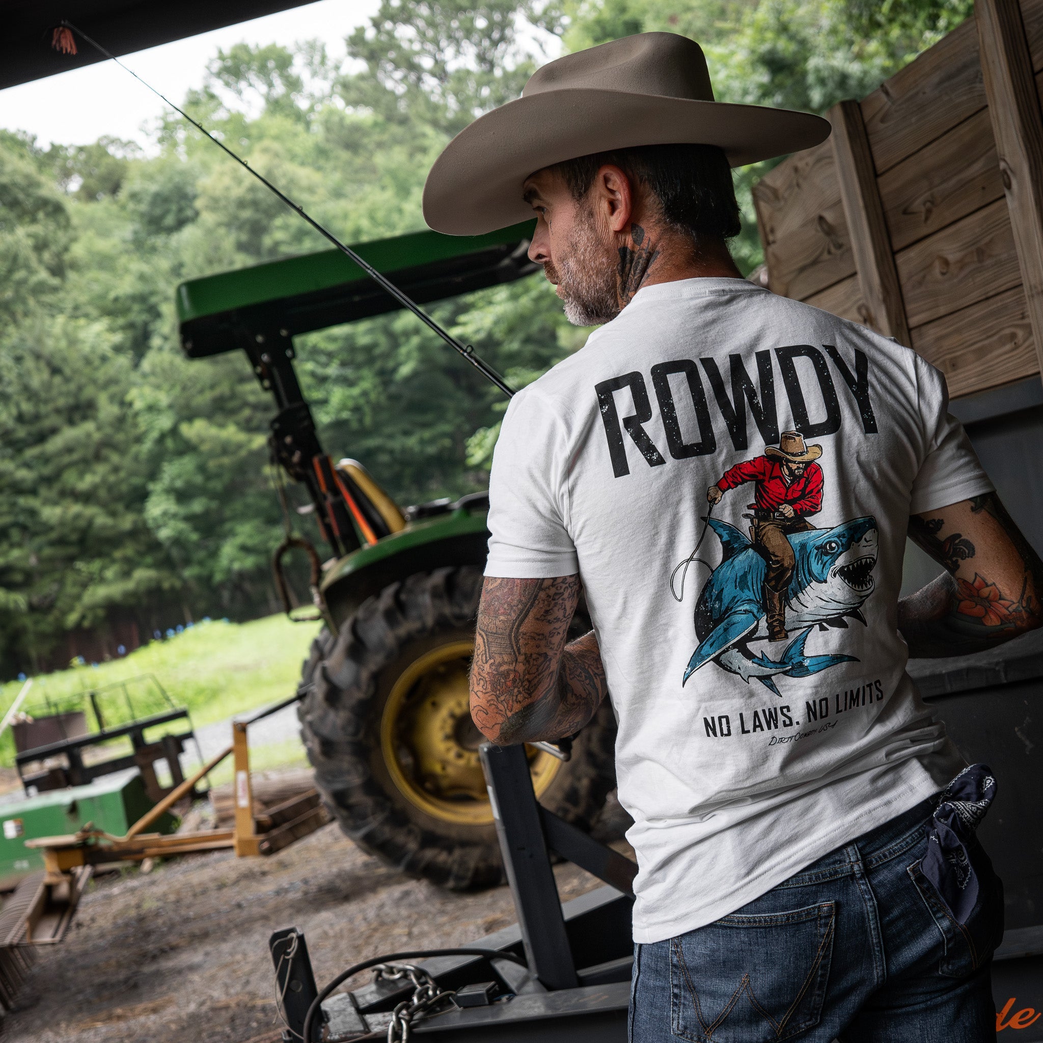 Rowdy No Limits. No Laws. Men's T-Shirt