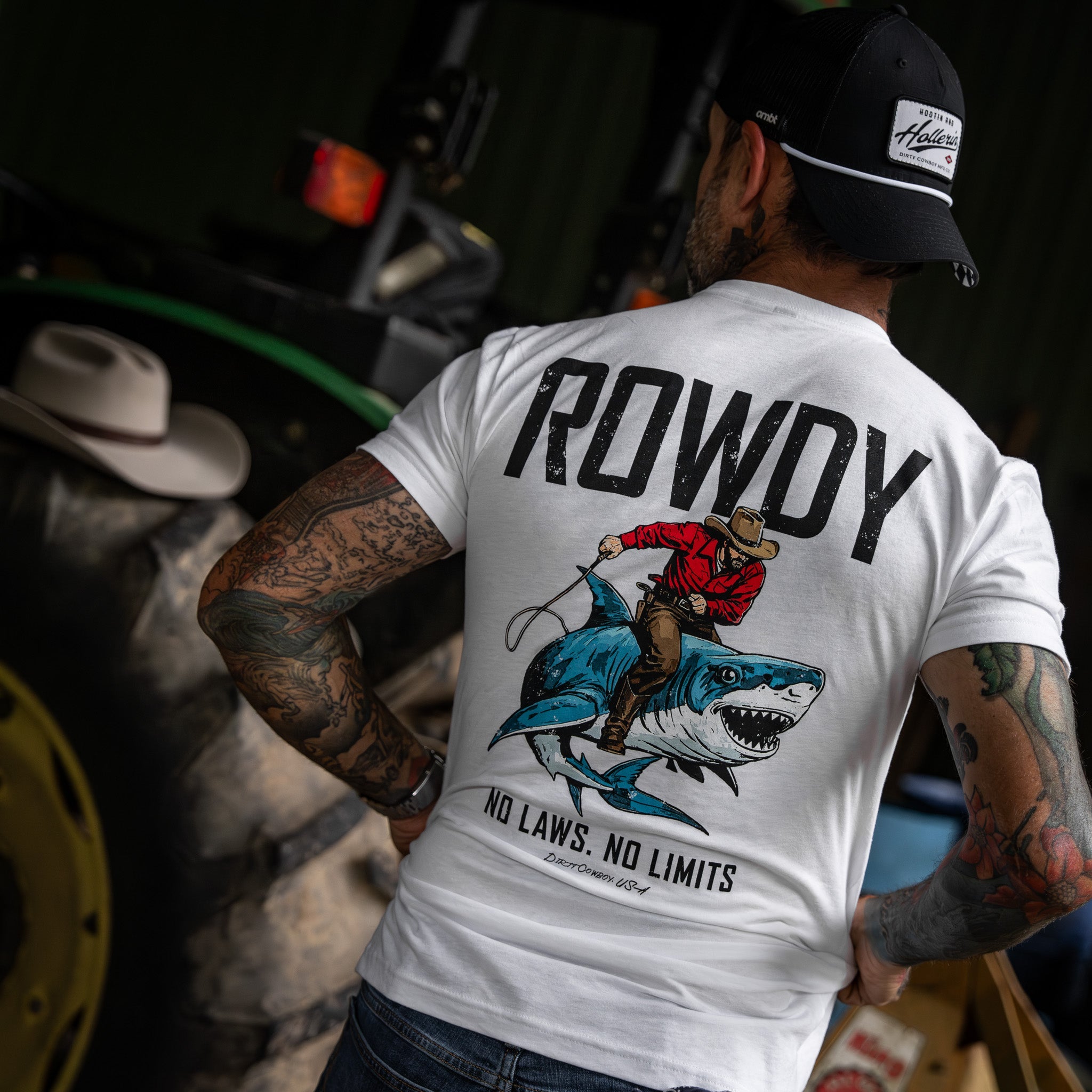 Rowdy No Limits. No Laws. Men's T-Shirt