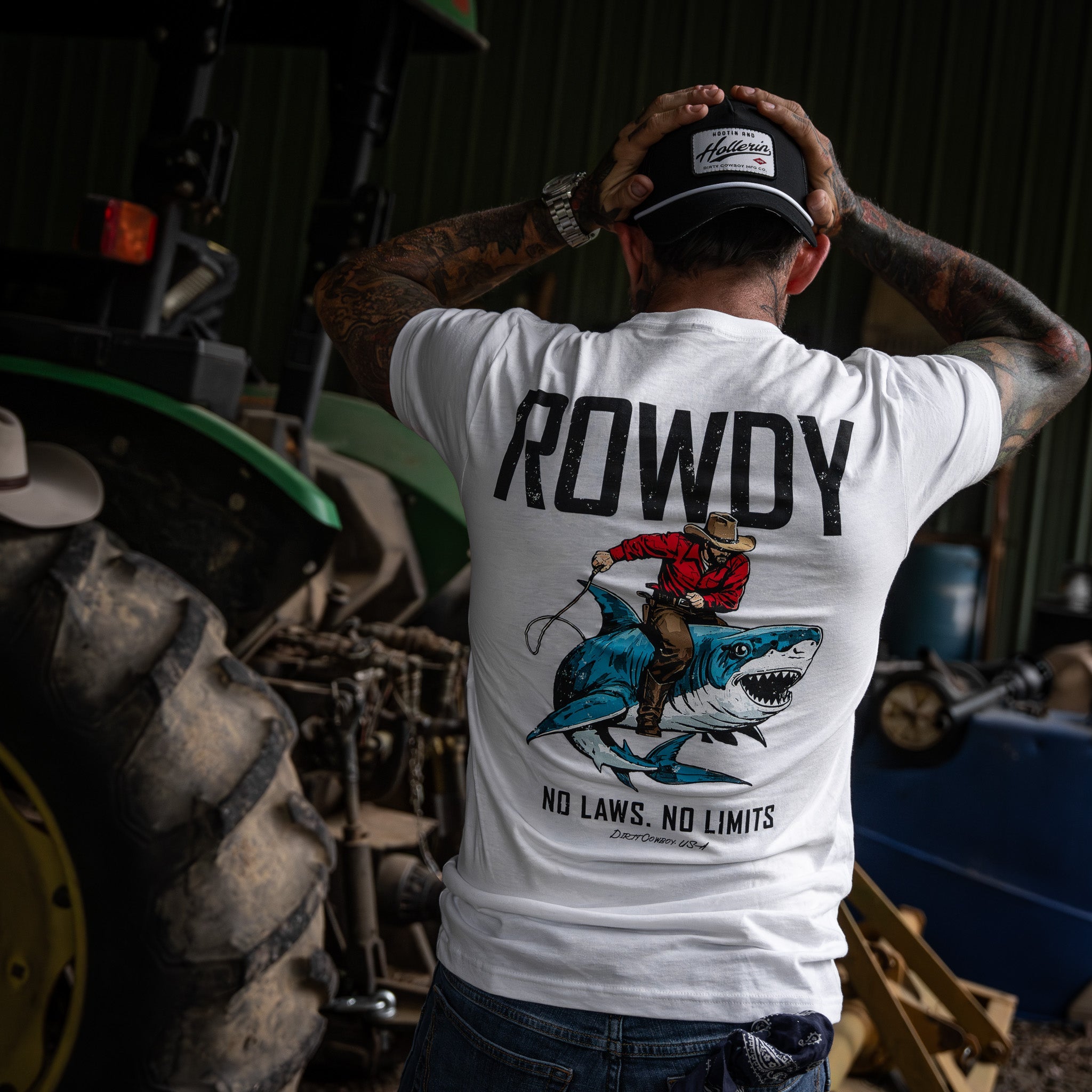 Rowdy No Limits. No Laws. Men's T-Shirt