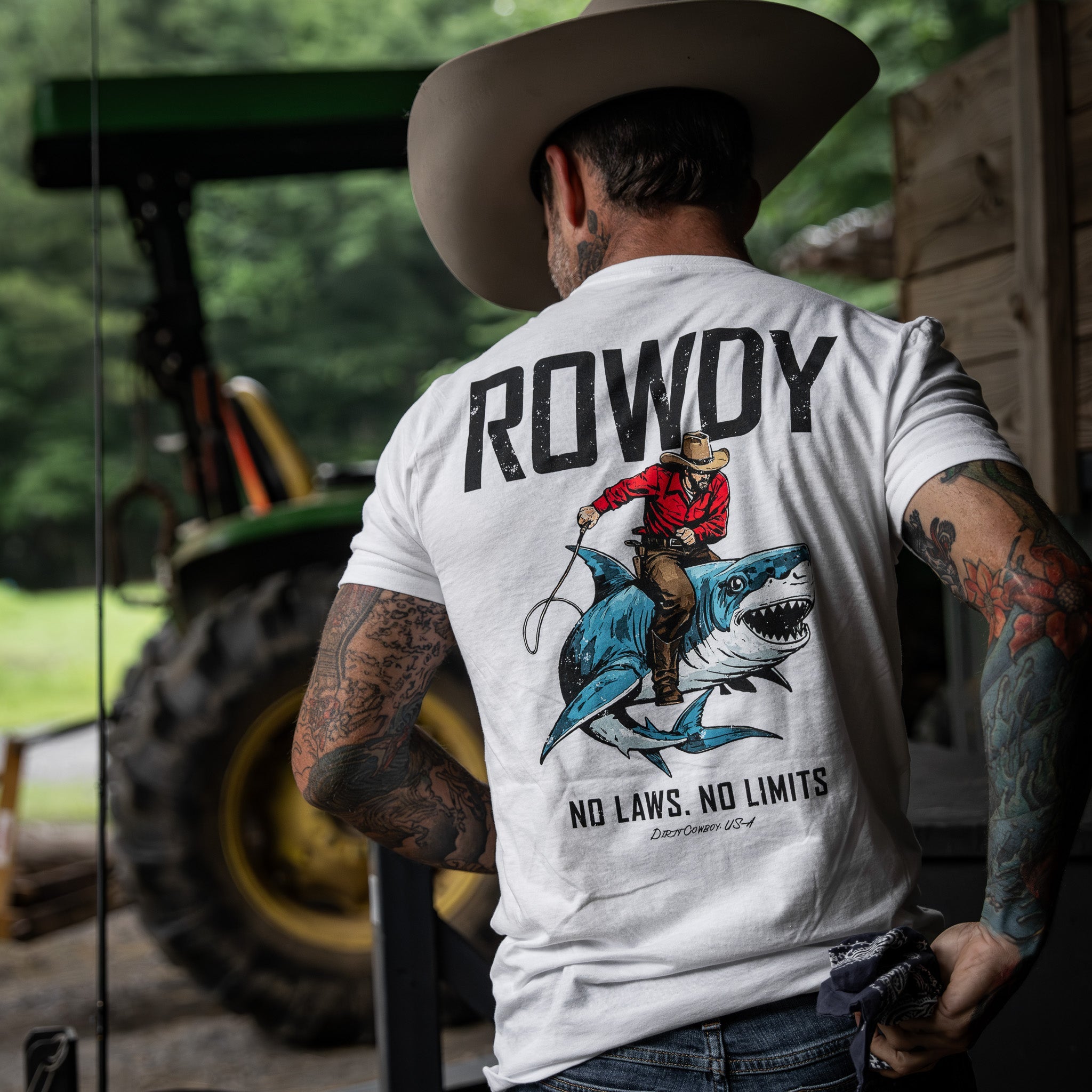 Rowdy No Limits. No Laws. Men's T-Shirt