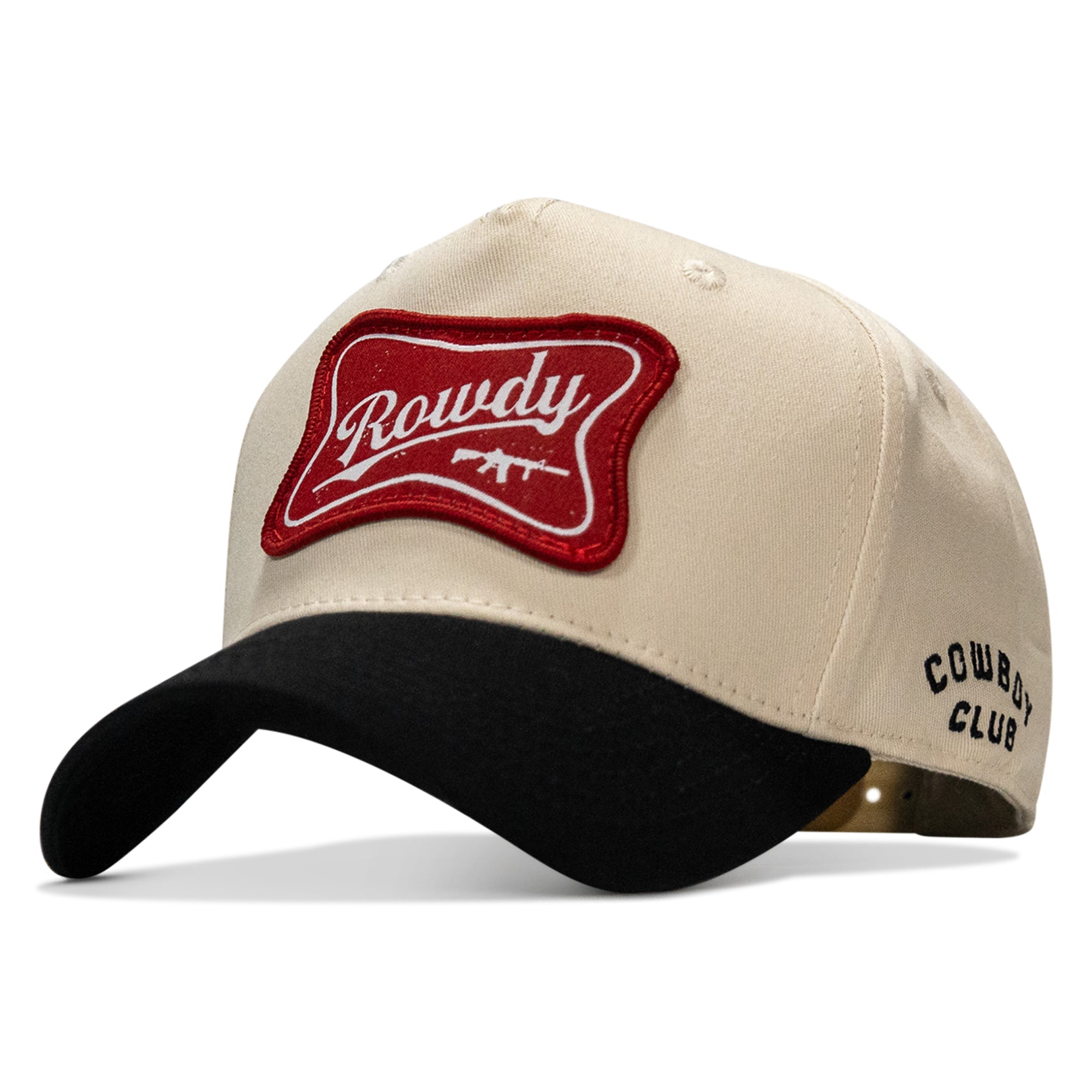 Rowdy Beer Patch Classic 5 Pannel Snapback Hat