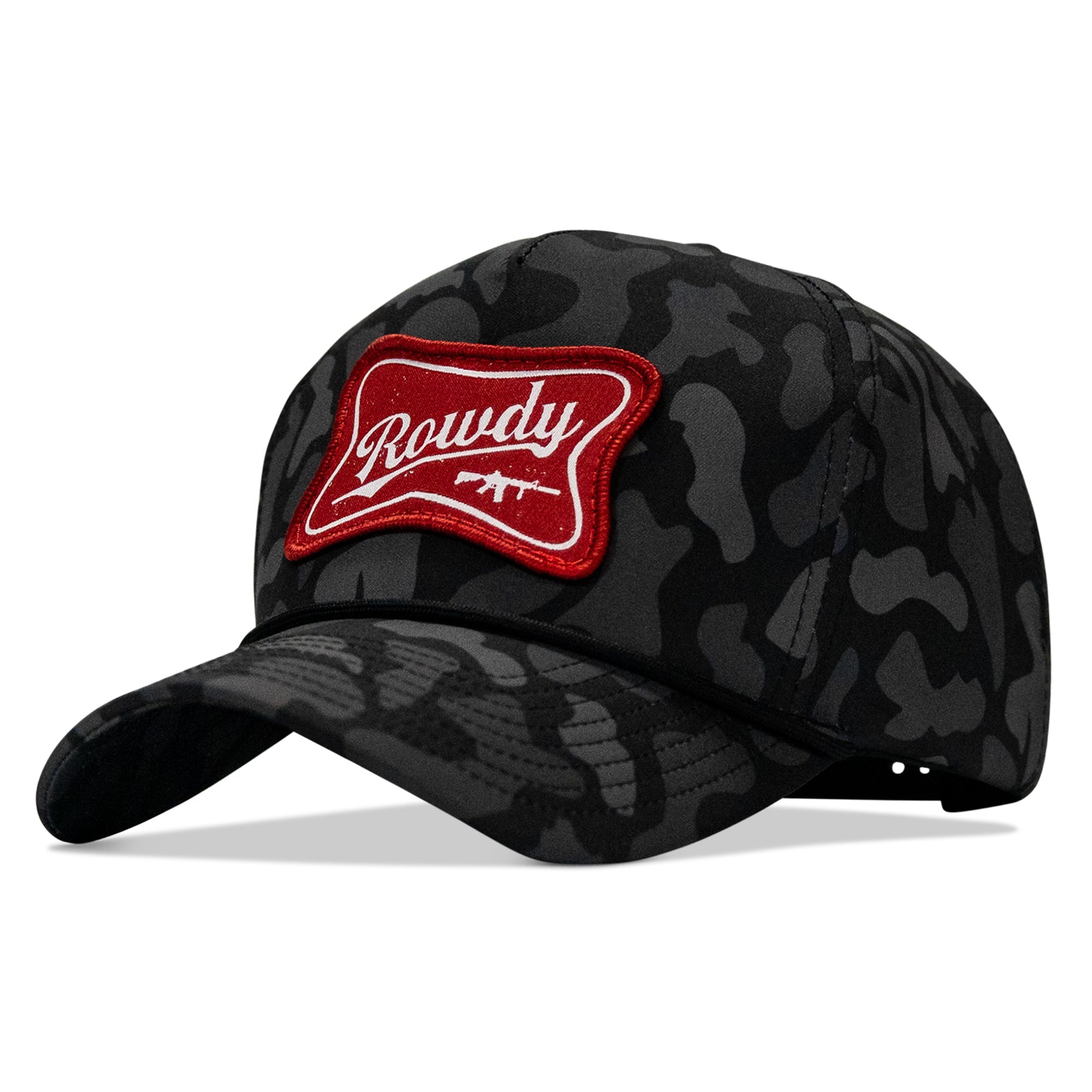 Rowdy Beer Logo Patch 5 Pannel Snapback