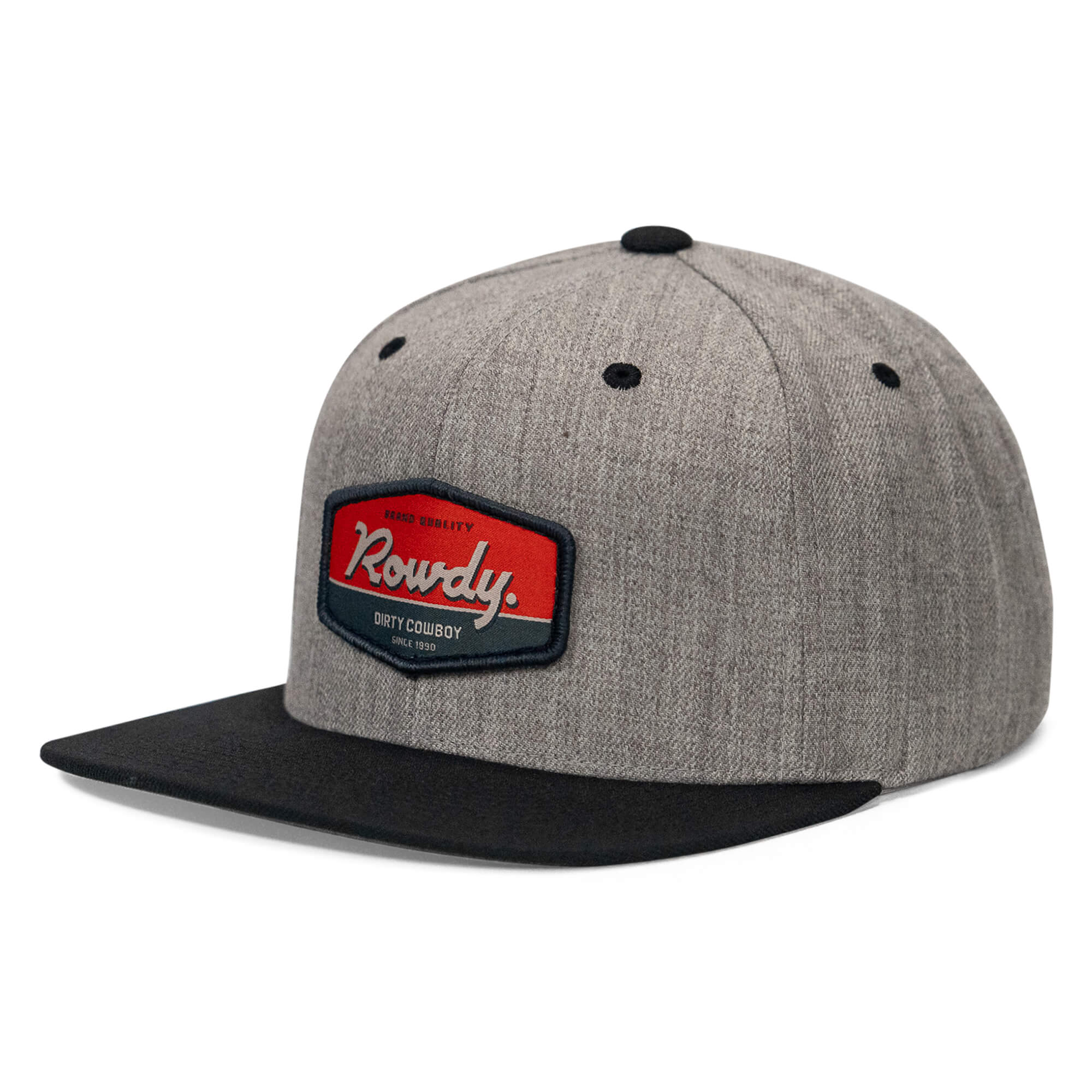 Rowdy. USA Dirty Cowboy Patch Flatbill Snapback