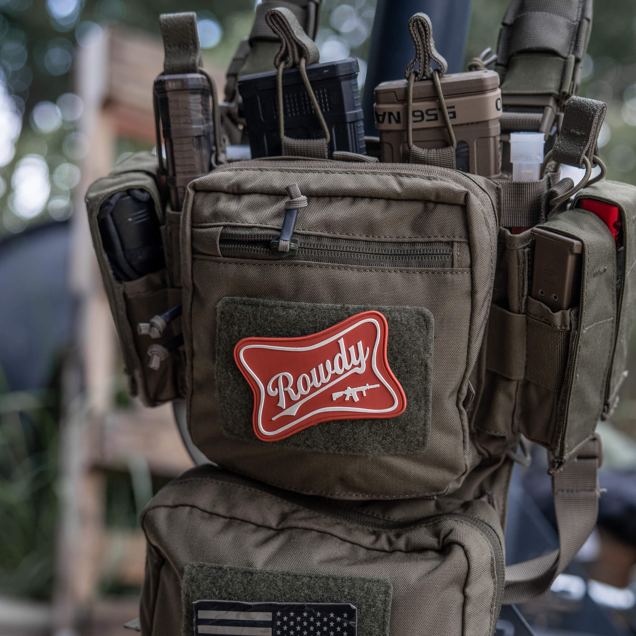 Rowdy PVC Velcro Patch
