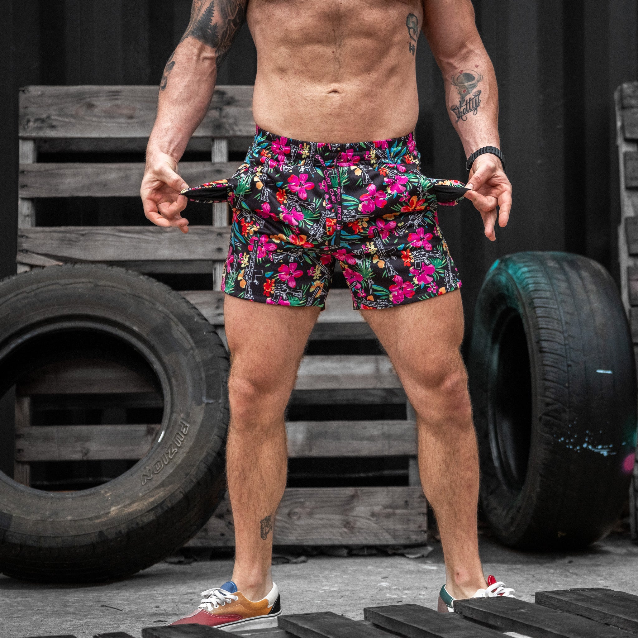 Herren Mesh-Shorts „Hoochie Daddy“ | 5 Zoll