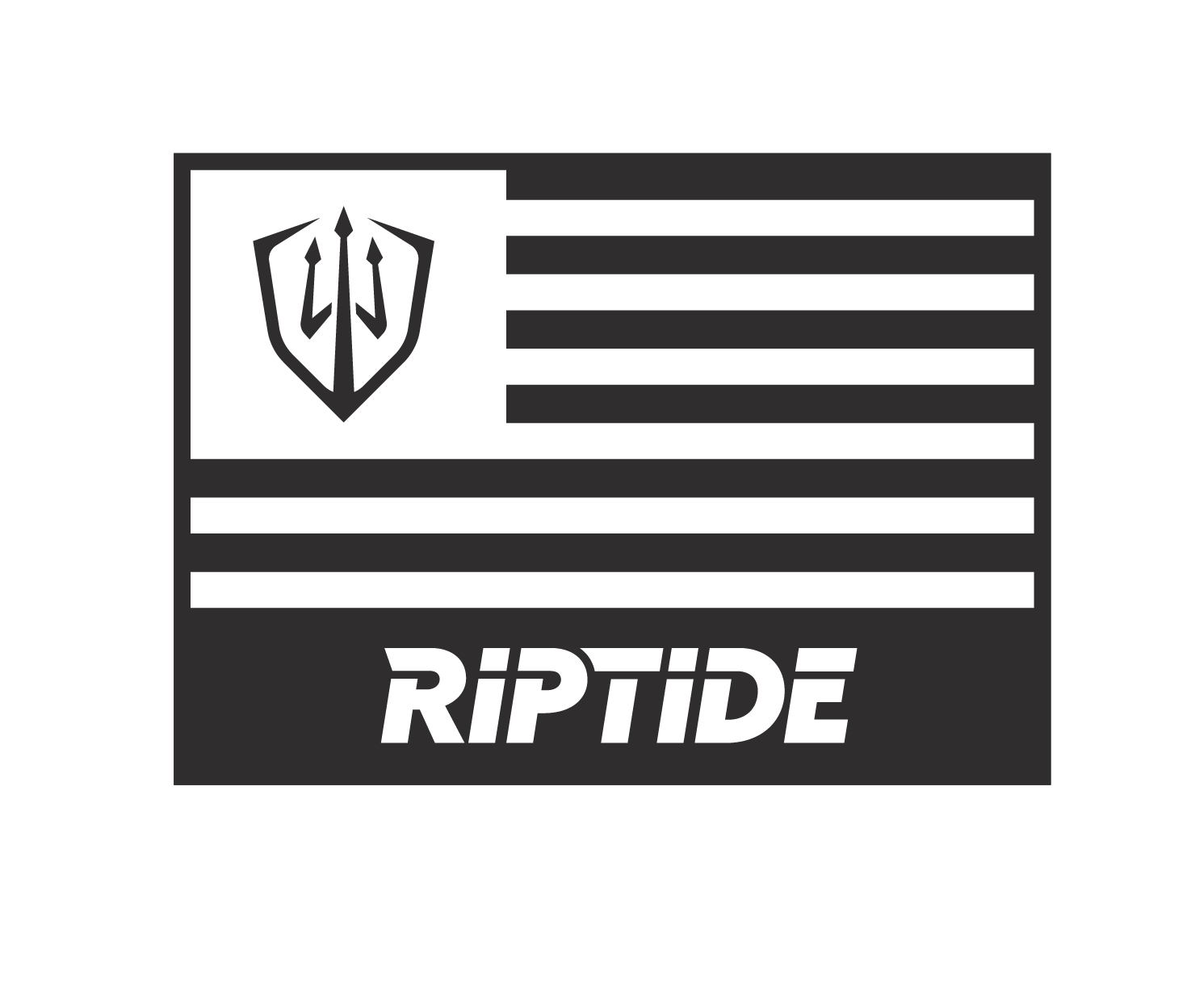 Riptide Flag Sticker