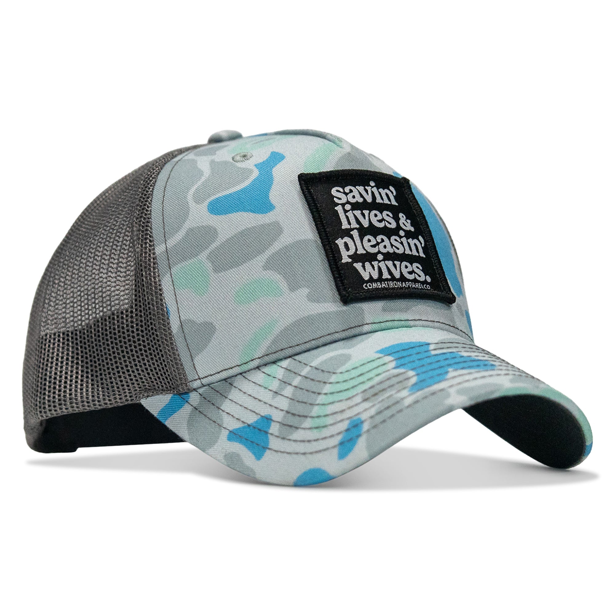SAVIN' LIVES & PLEASIN' WIVES Patch SnapBack Hat